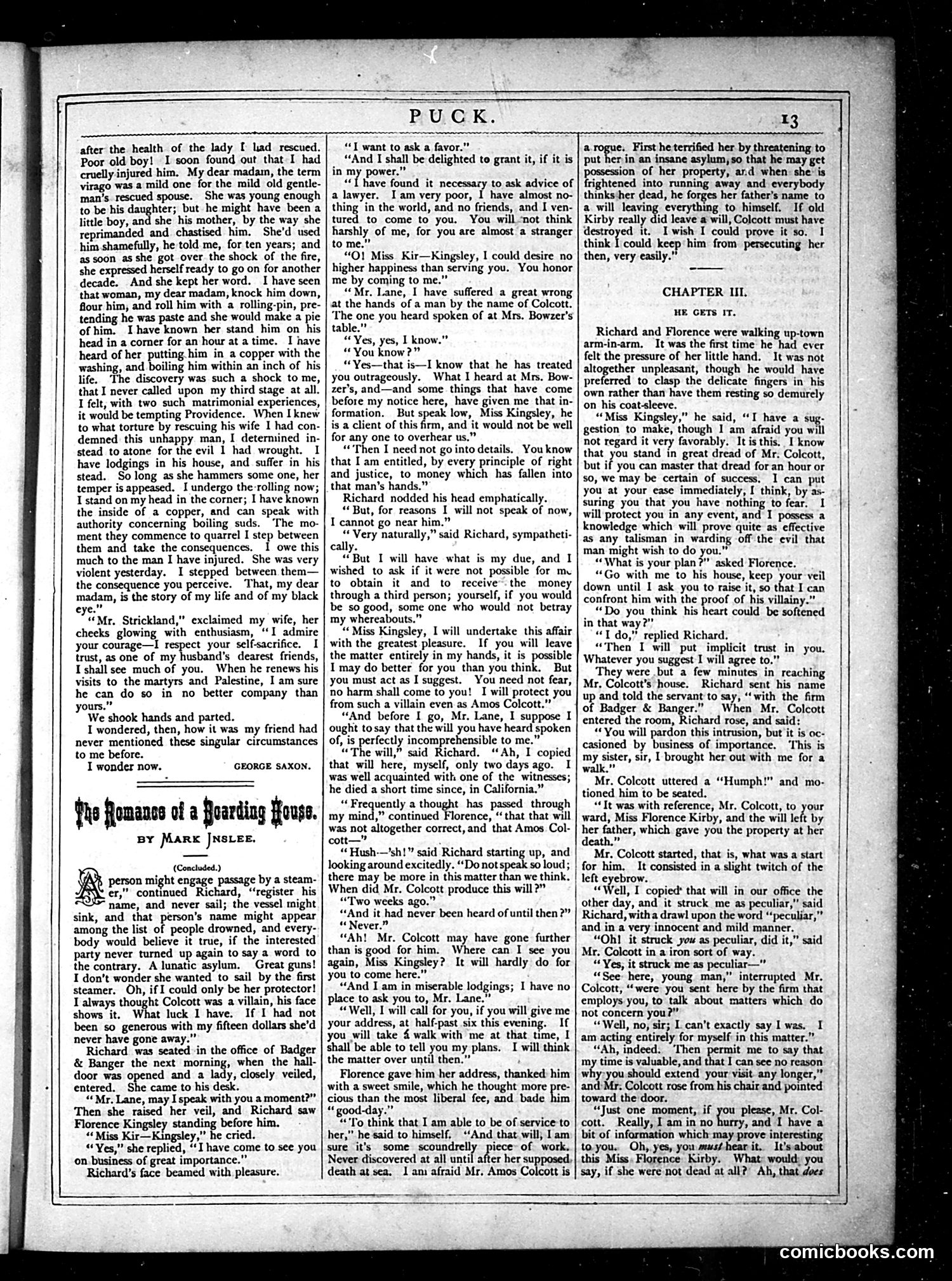 Puck — March 1877 — page 13