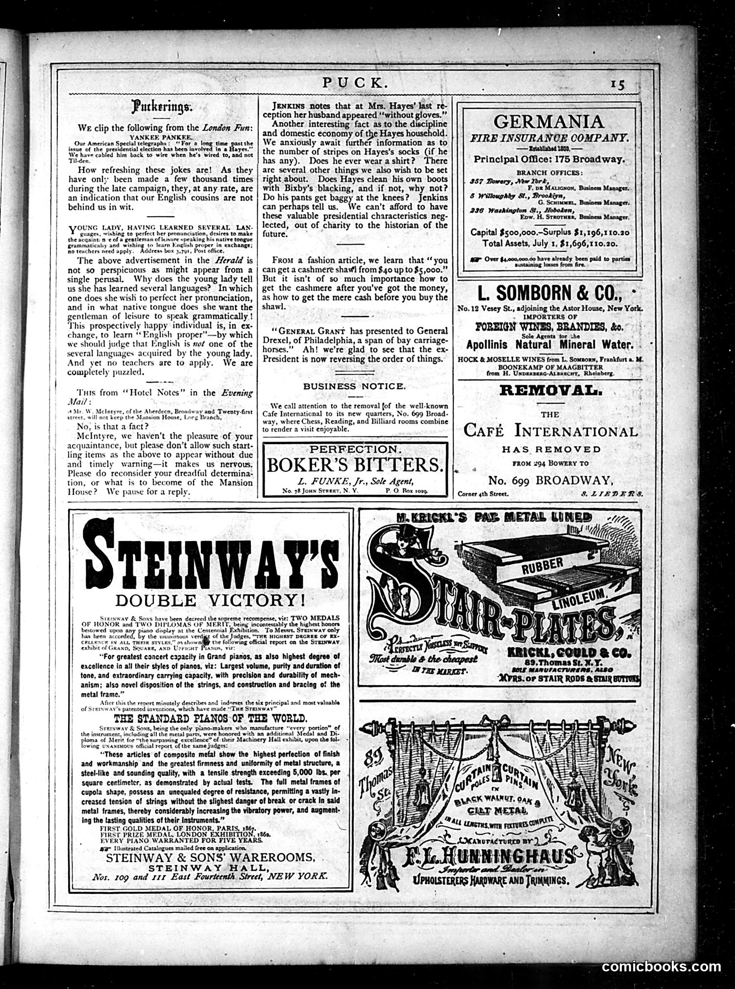 Puck — March 1877 — page 15