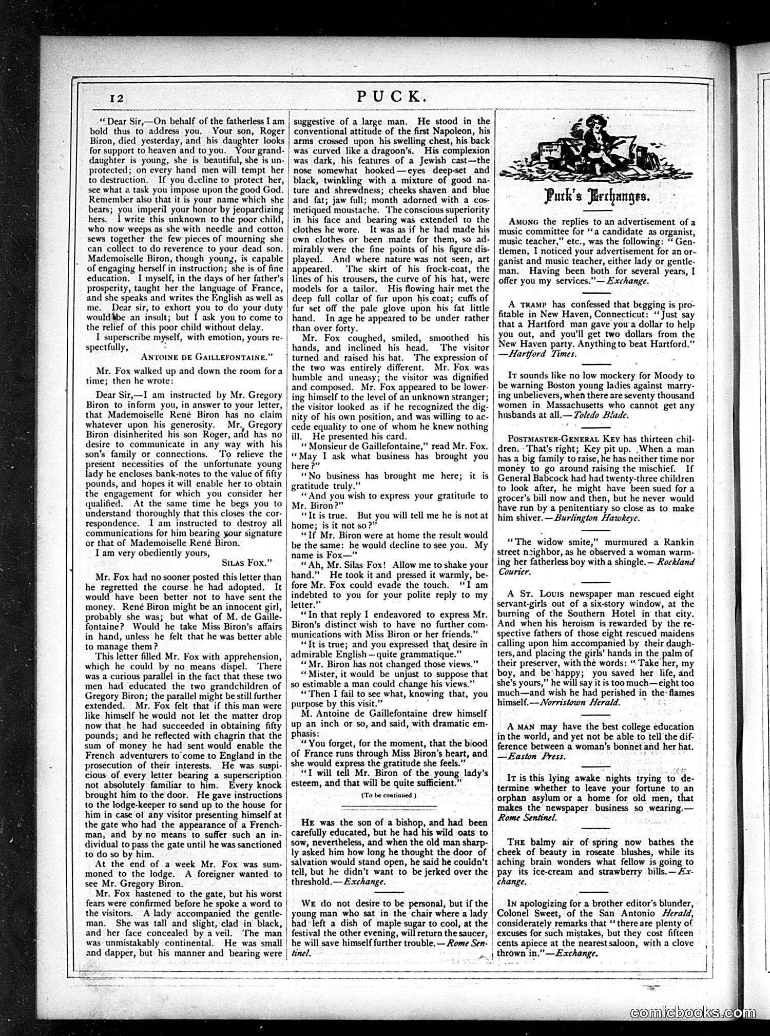 Puck — April 1877 — page 12