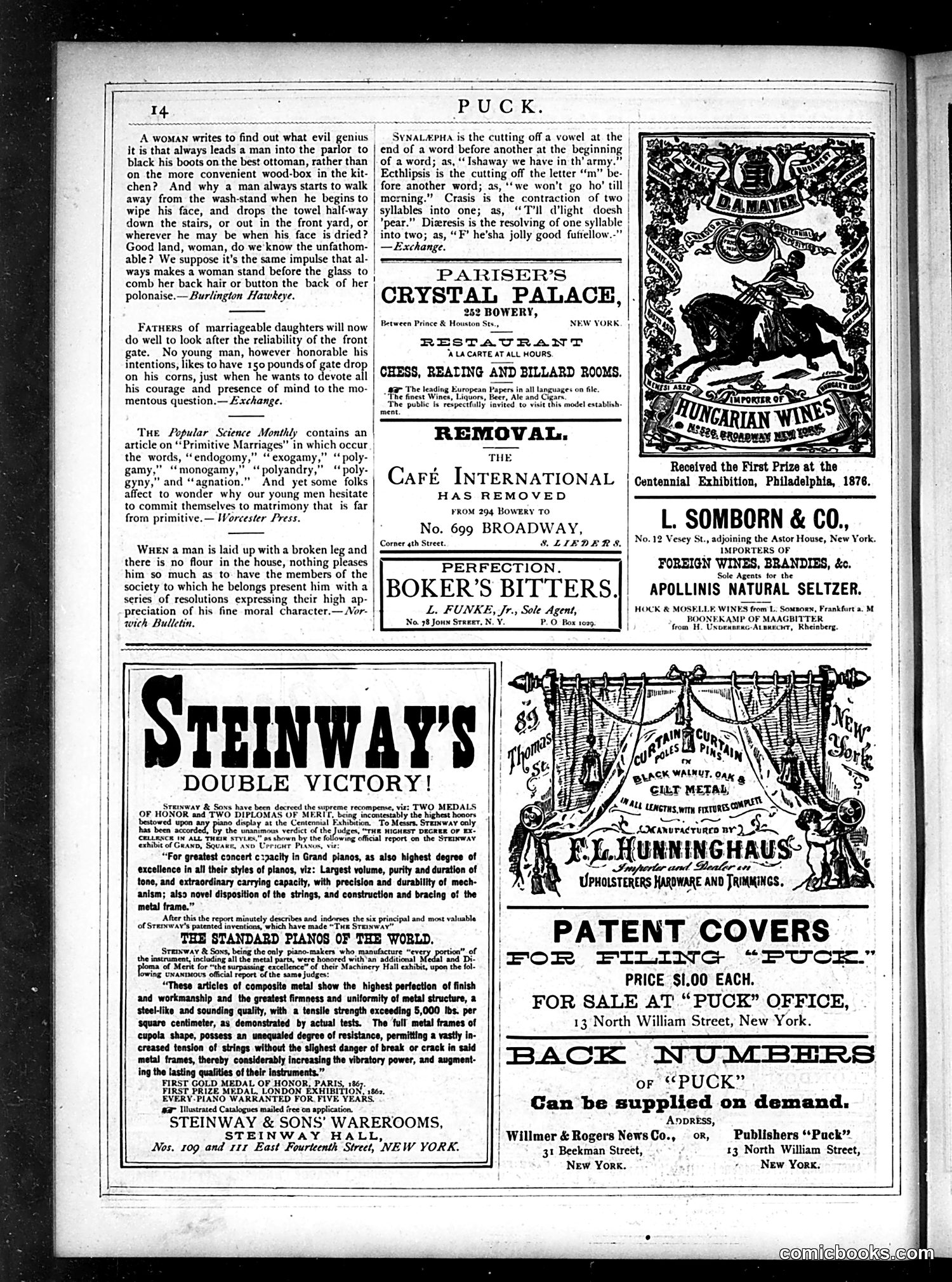 Puck — April 1877 — page 14