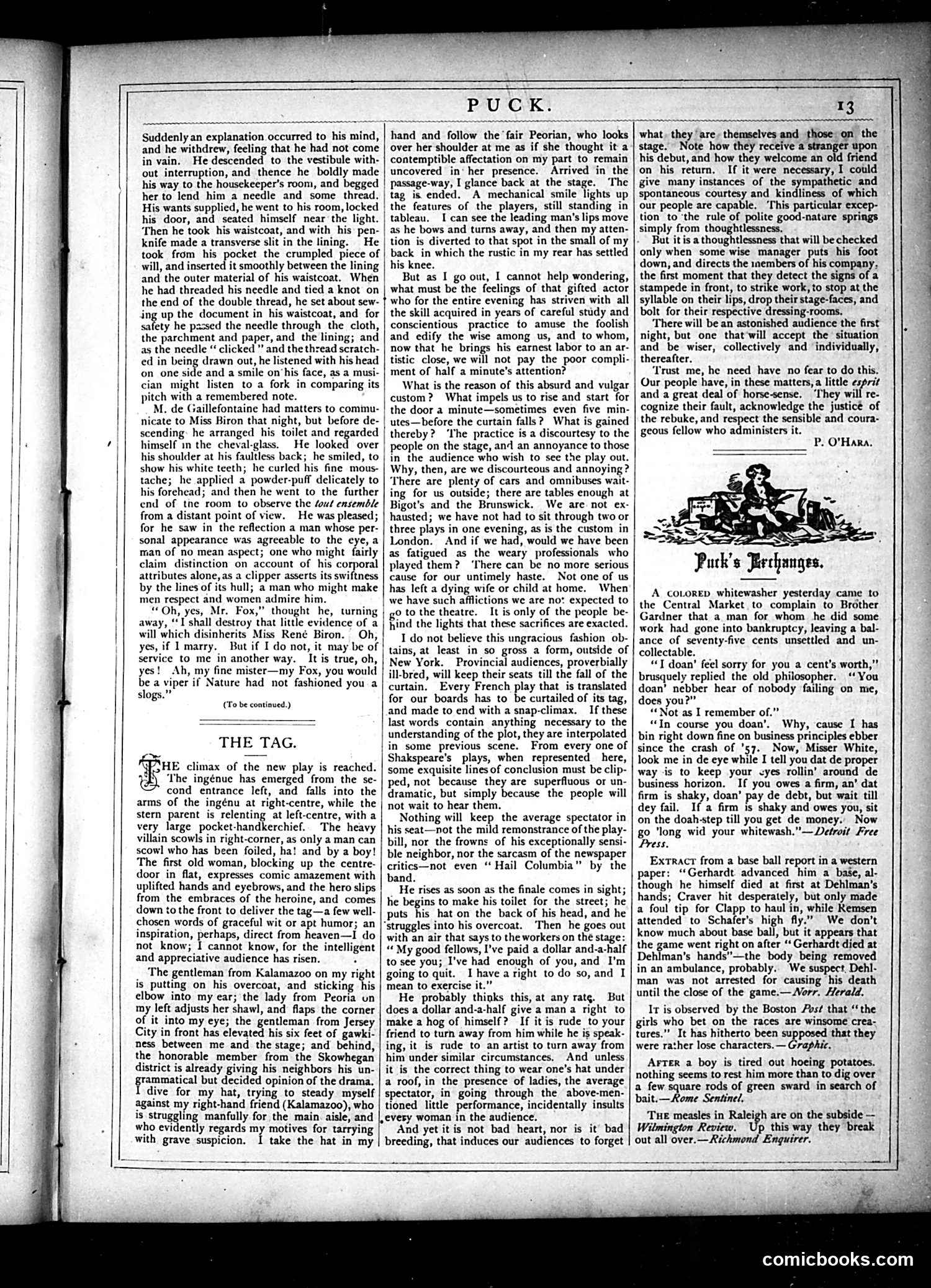 Puck — June 27, 1877 — page 13