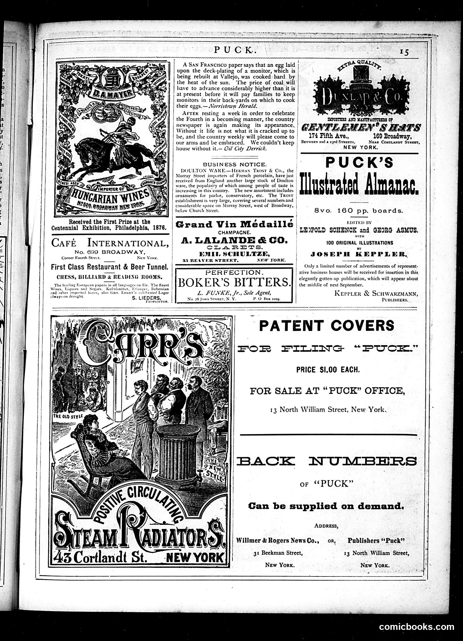 Puck — July 18, 1877 — page 15