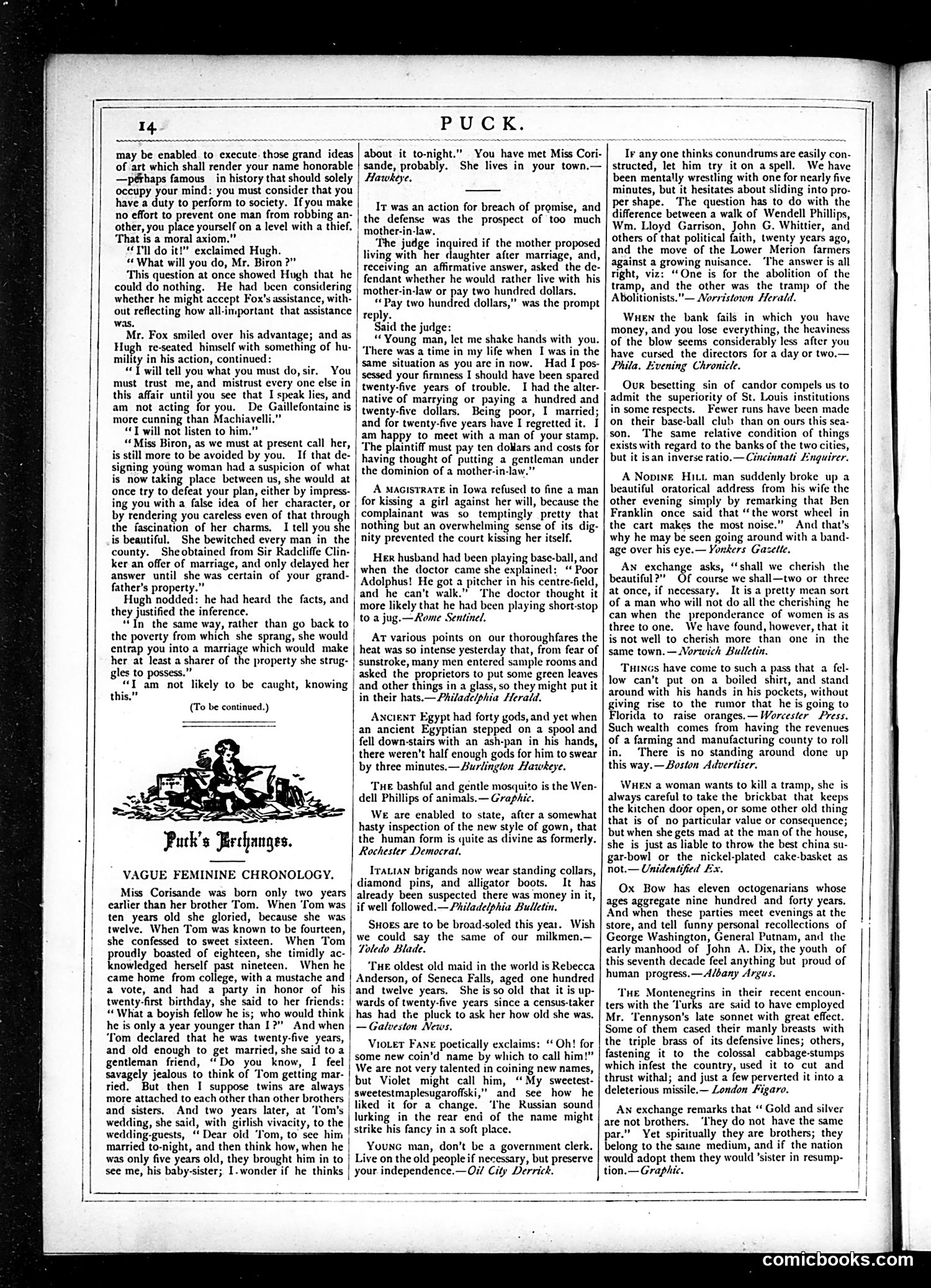 Puck — August 1, 1877 — page 14
