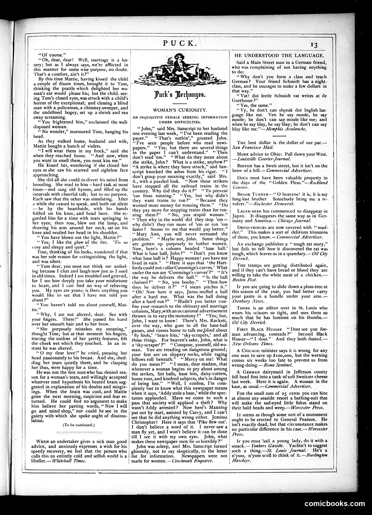 Puck — August 22, 1877 — page 13
