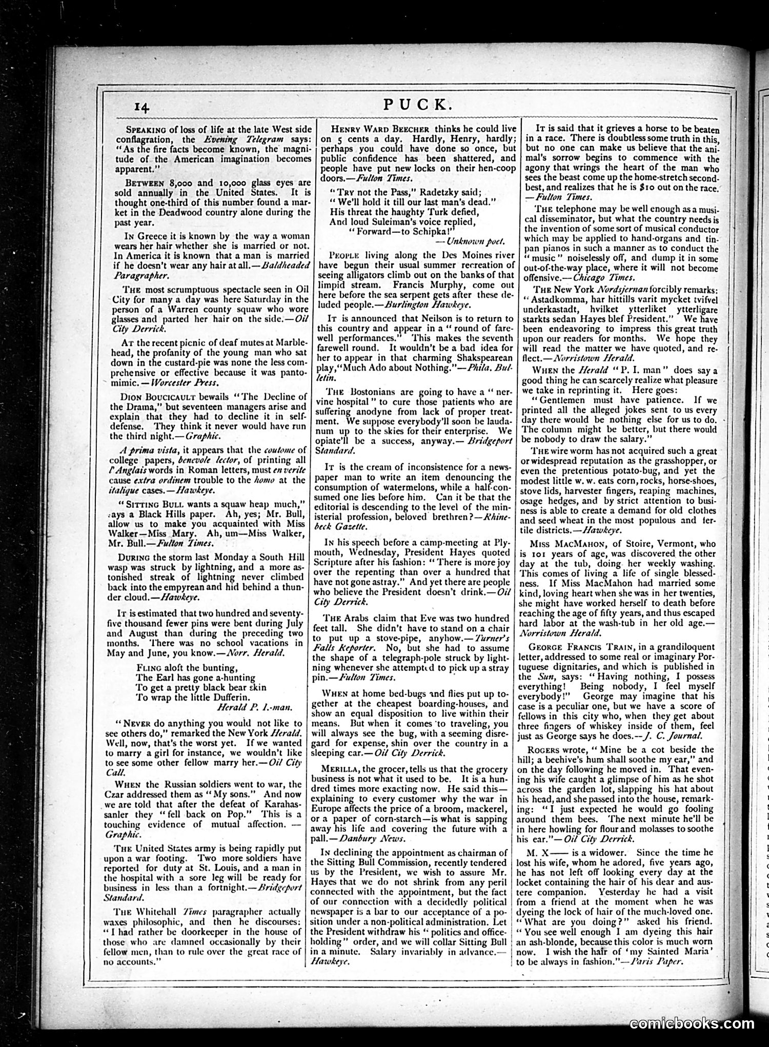 Puck — September 12, 1877 — page 14