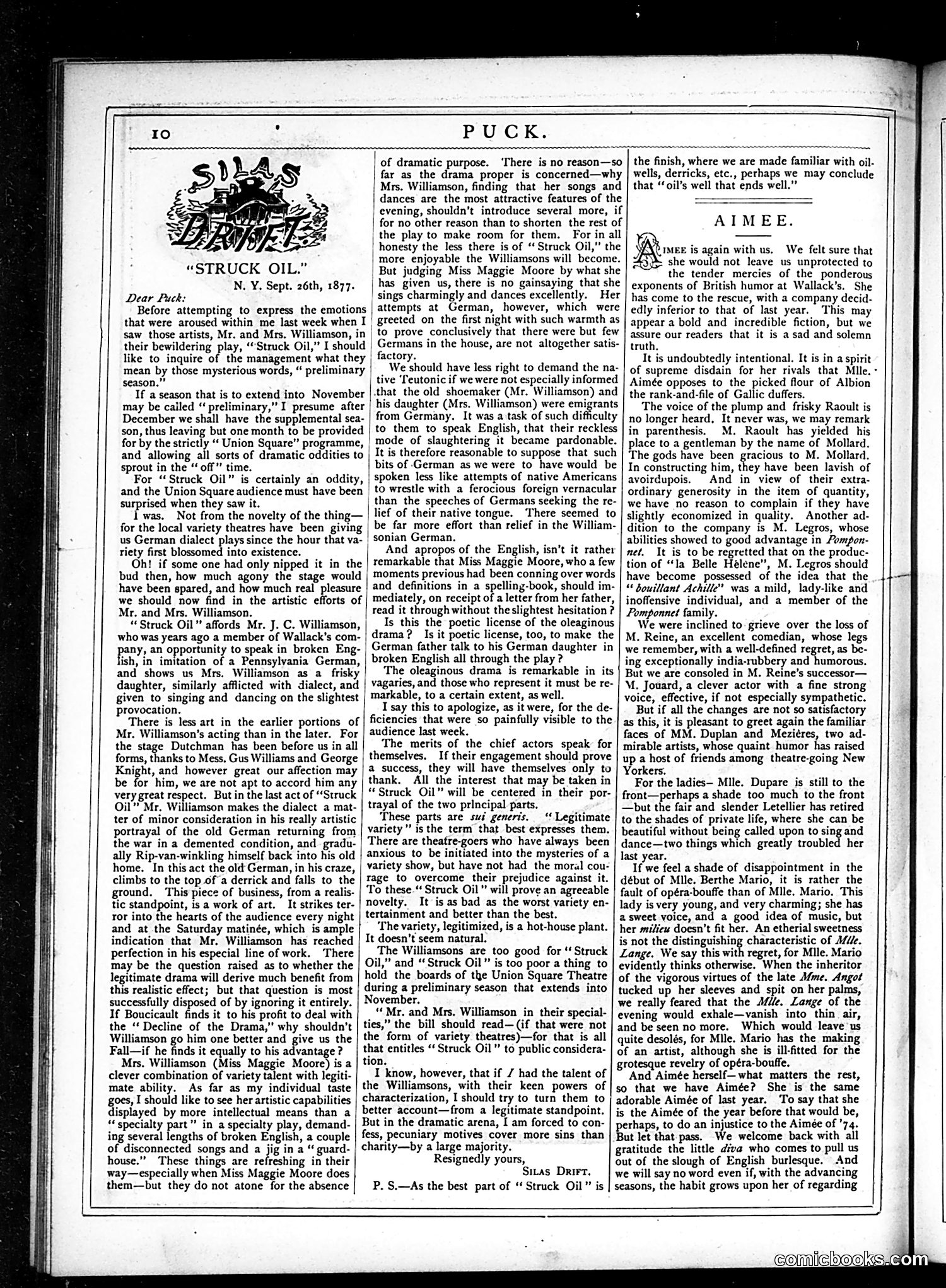 Puck — September 26, 1877 — page 10