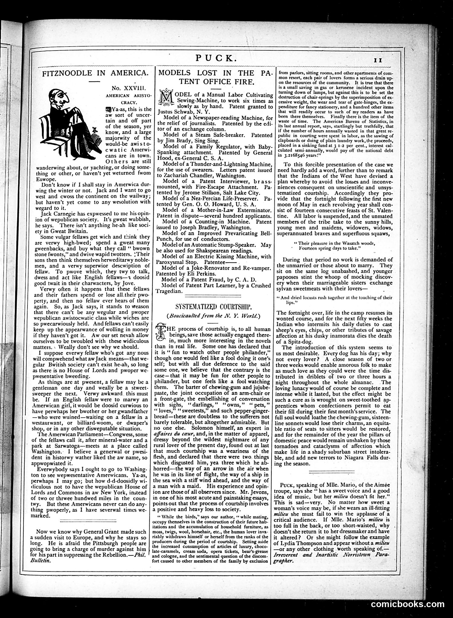 Puck — October 3, 1877 — page 11