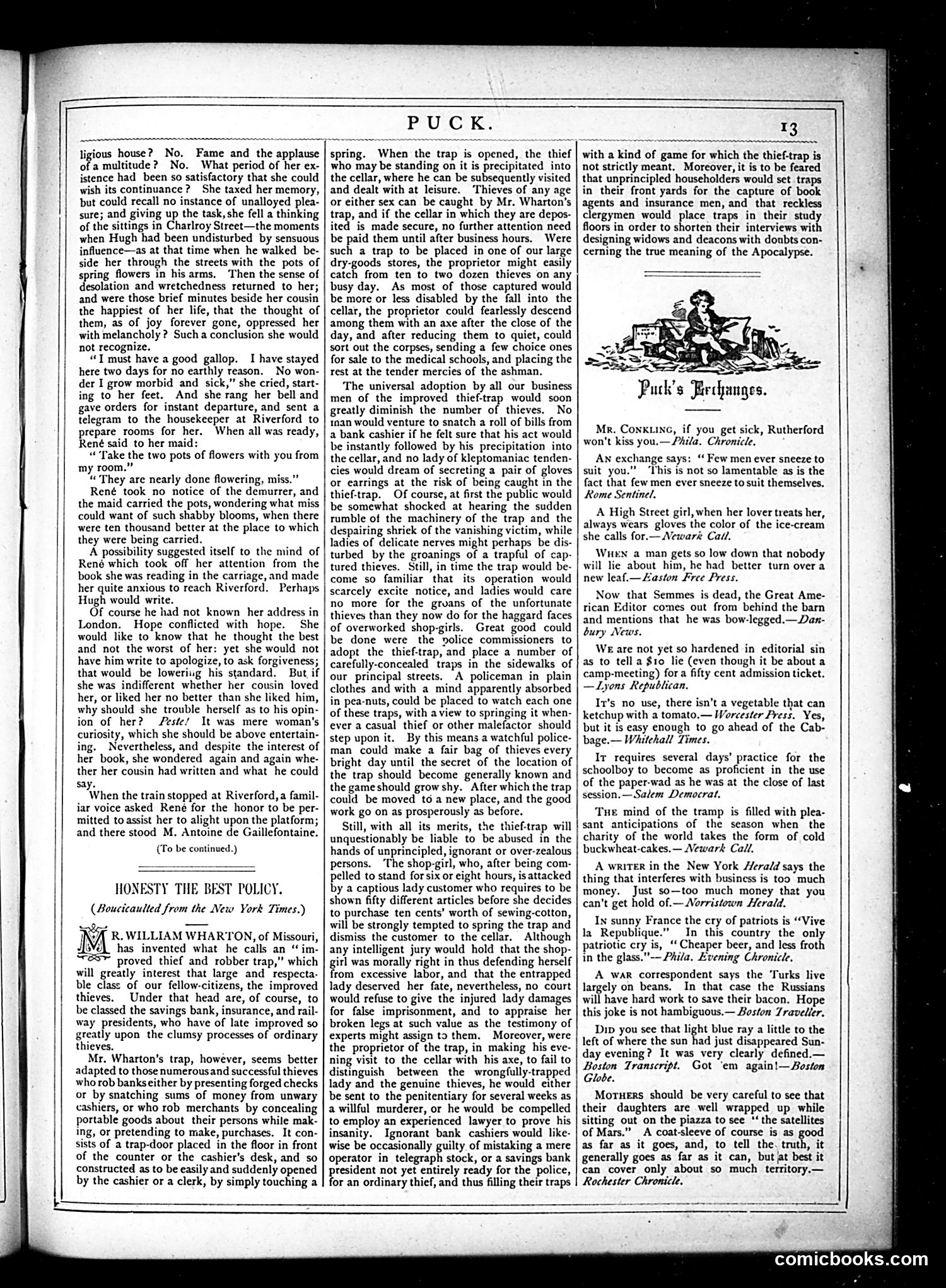 Puck — October 10, 1877 — page 13