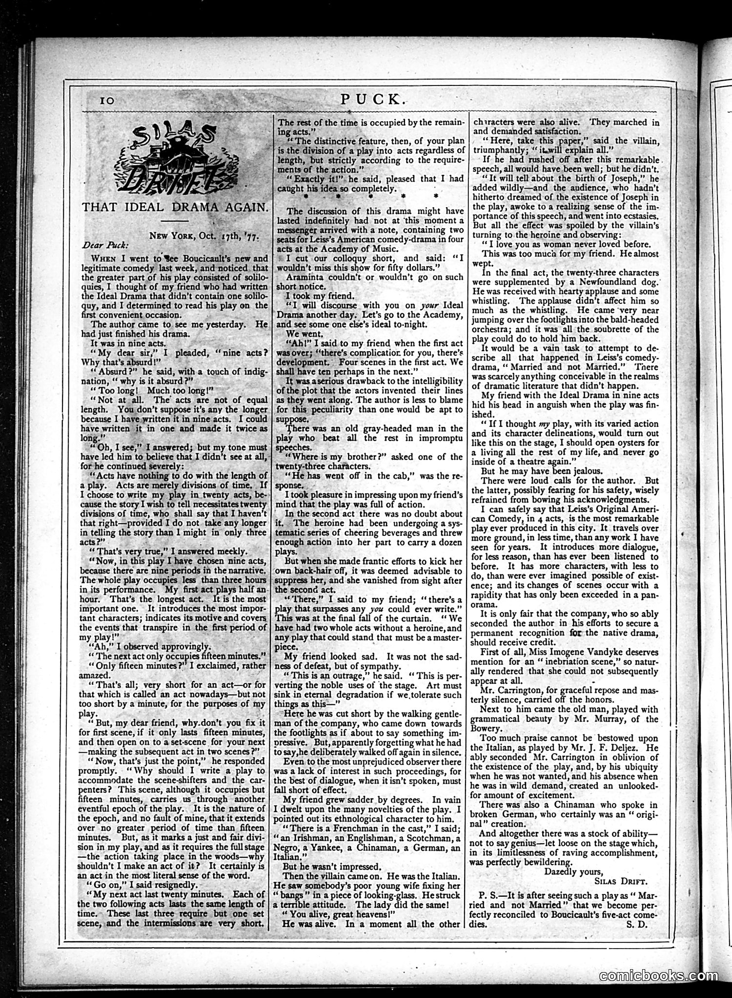 Puck — October 17, 1877 — page 10
