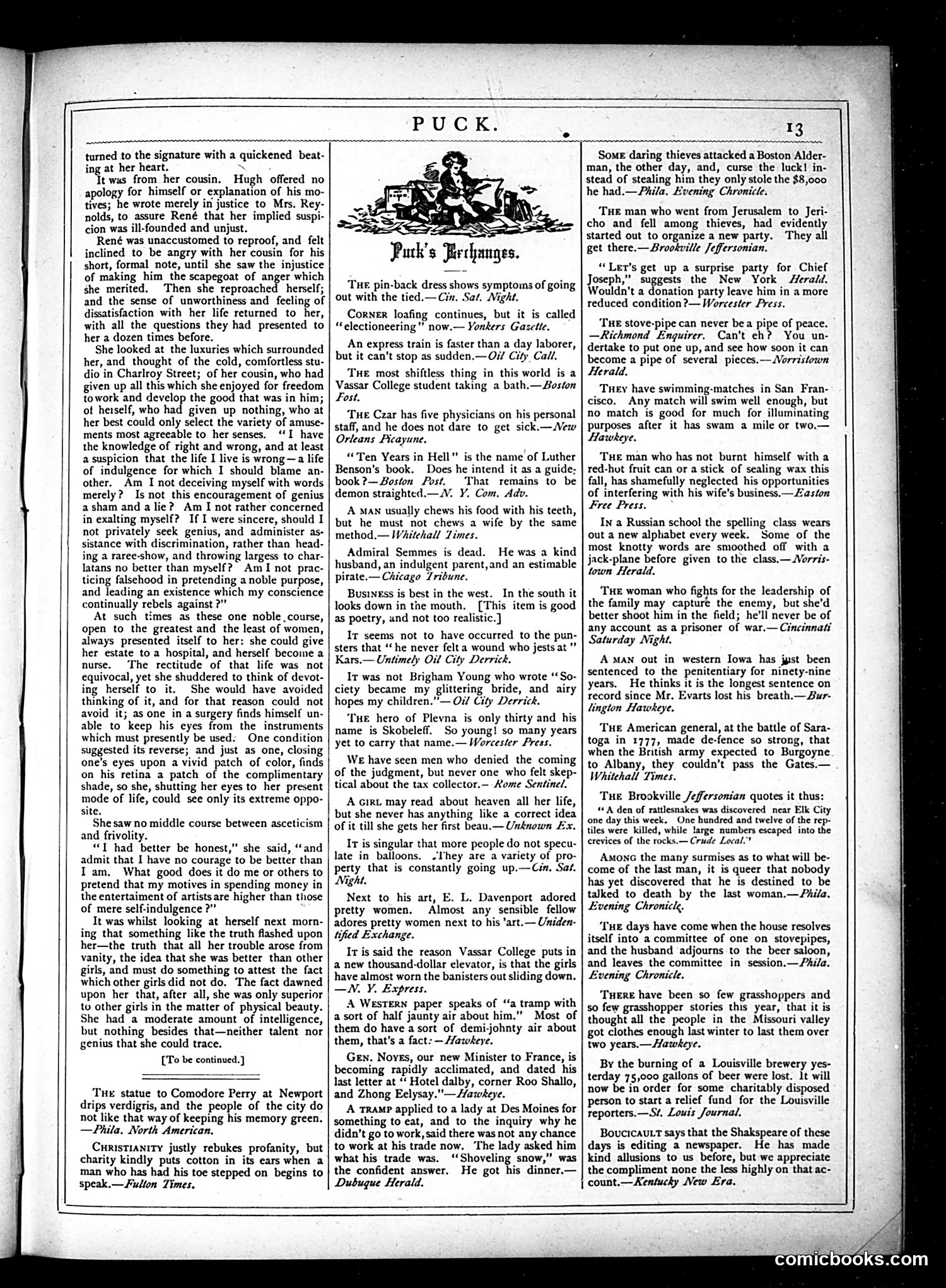 Puck — October 17, 1877 — page 13