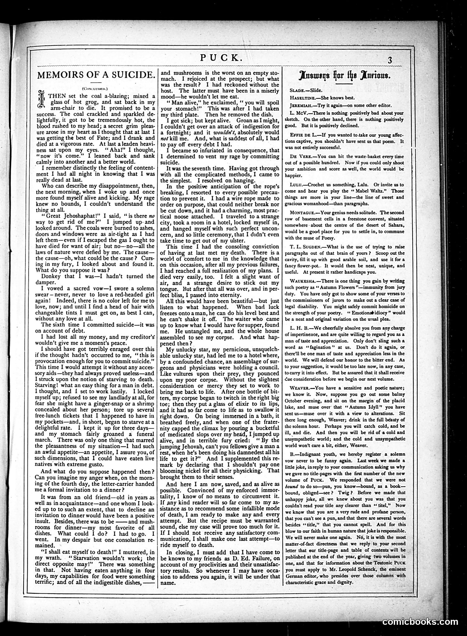 Puck — October 31, 1877 — page 3