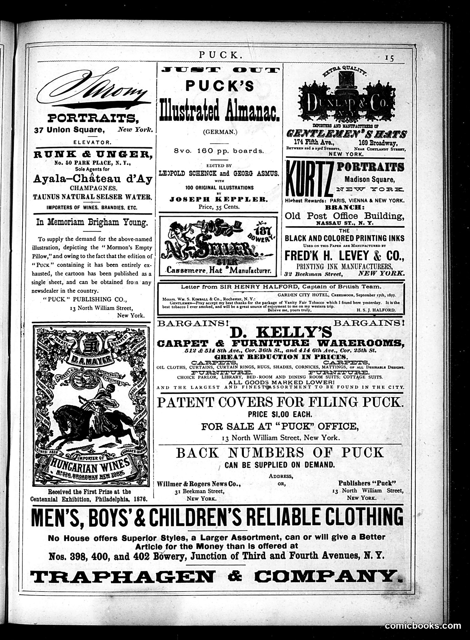 Puck — October 31, 1877 — page 15