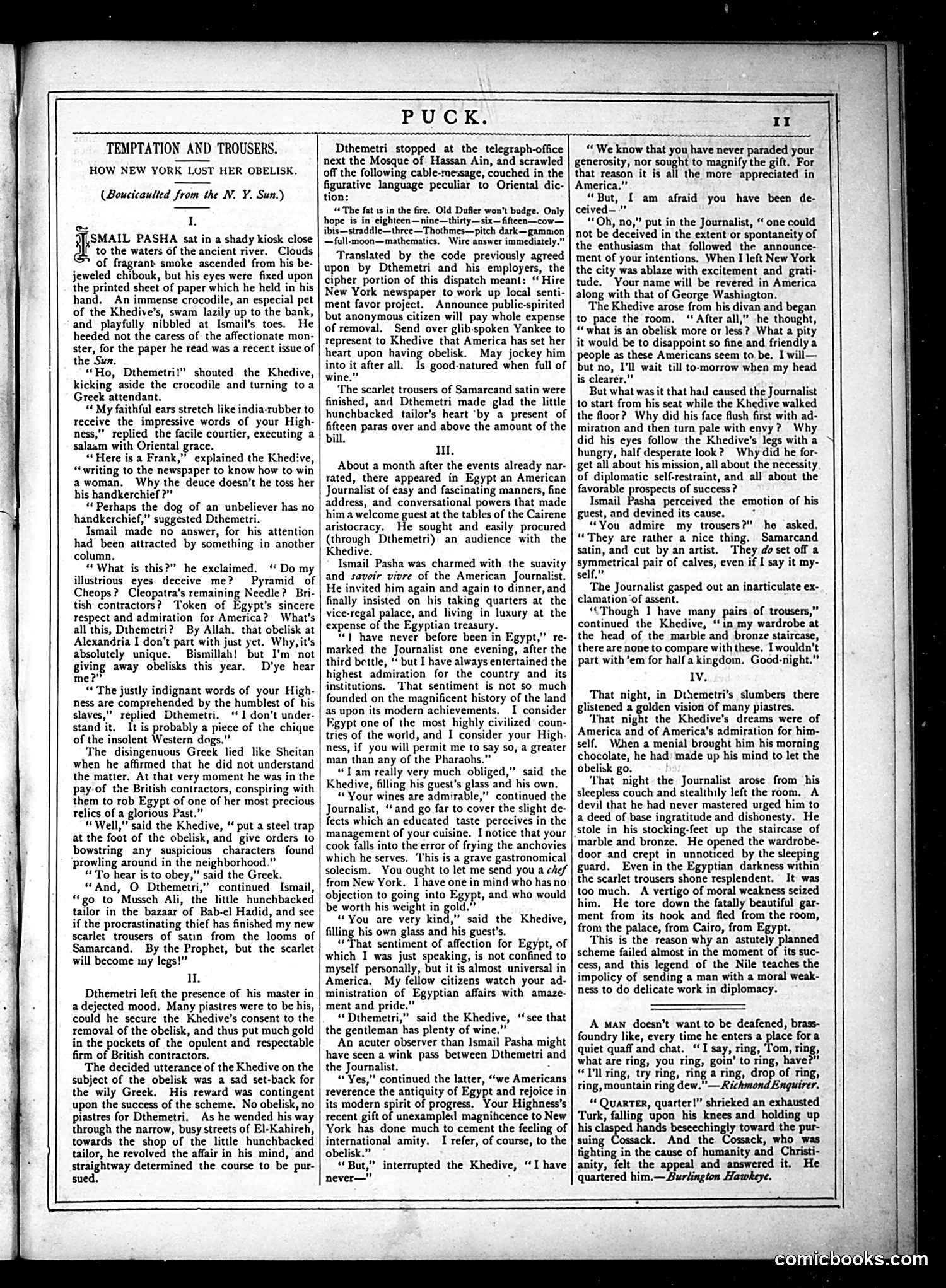 Puck — November 7, 1877 — page 11