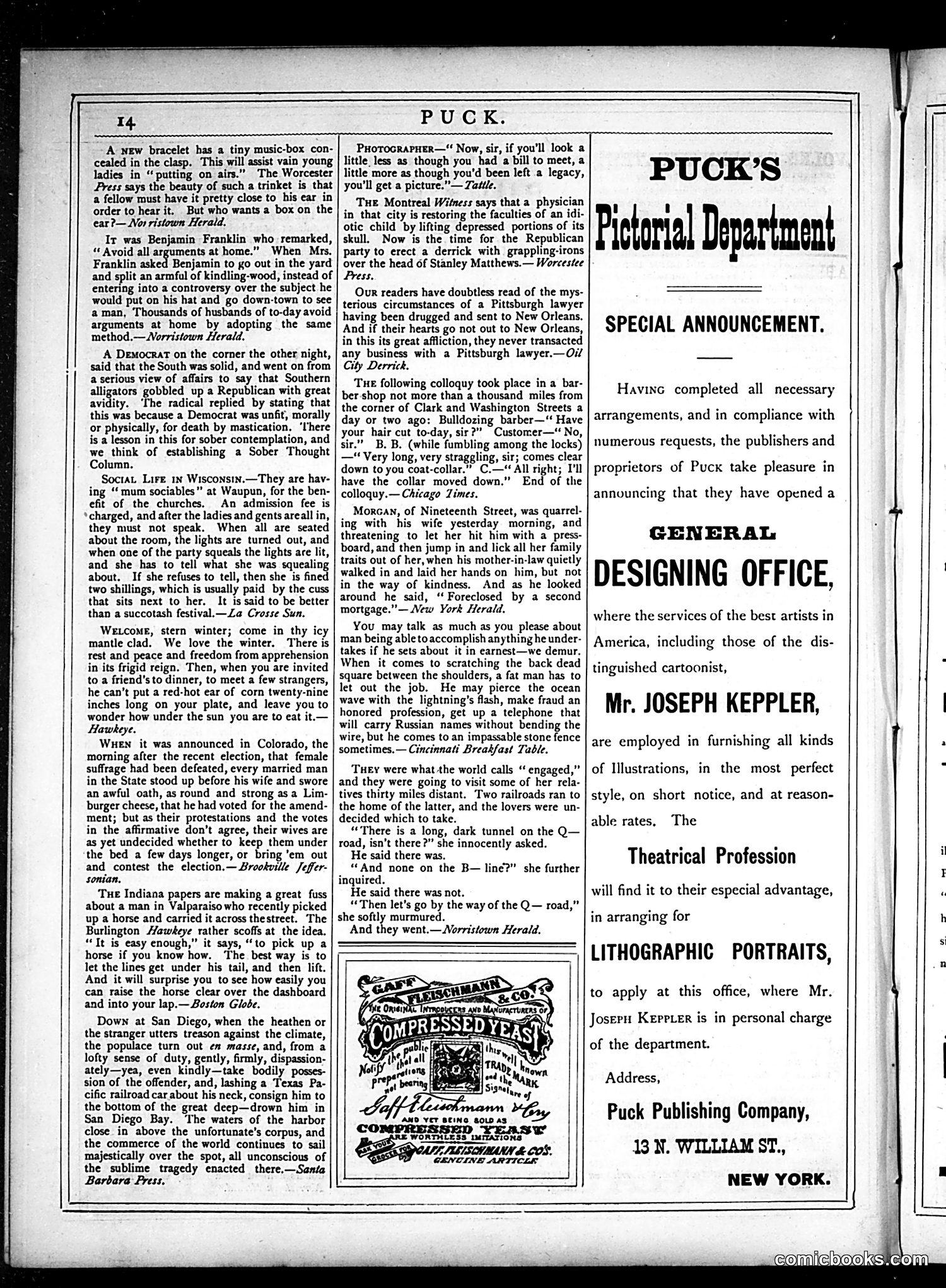 Puck — November 7, 1877 — page 14