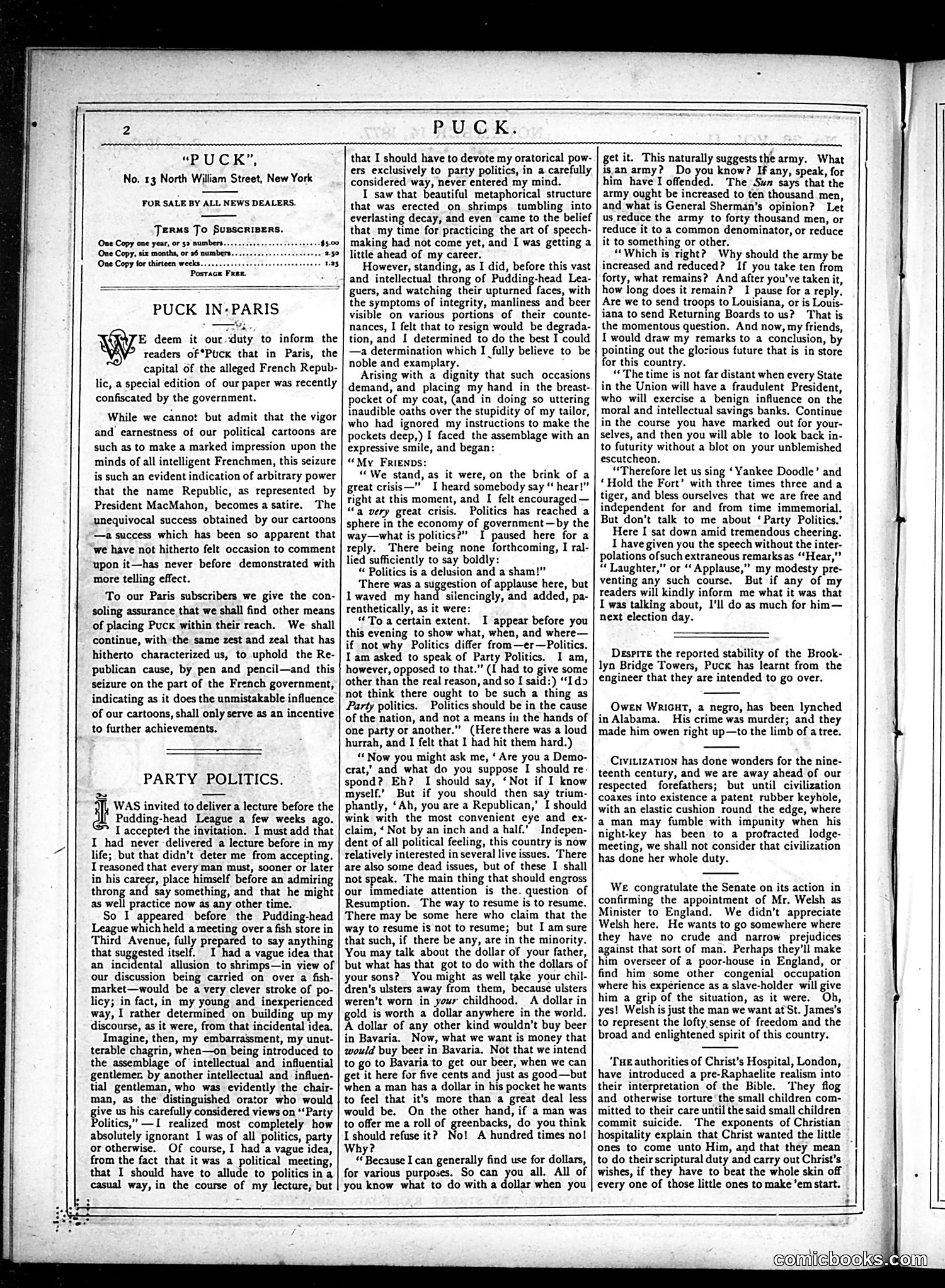 Puck — November 14, 1877 — page 2