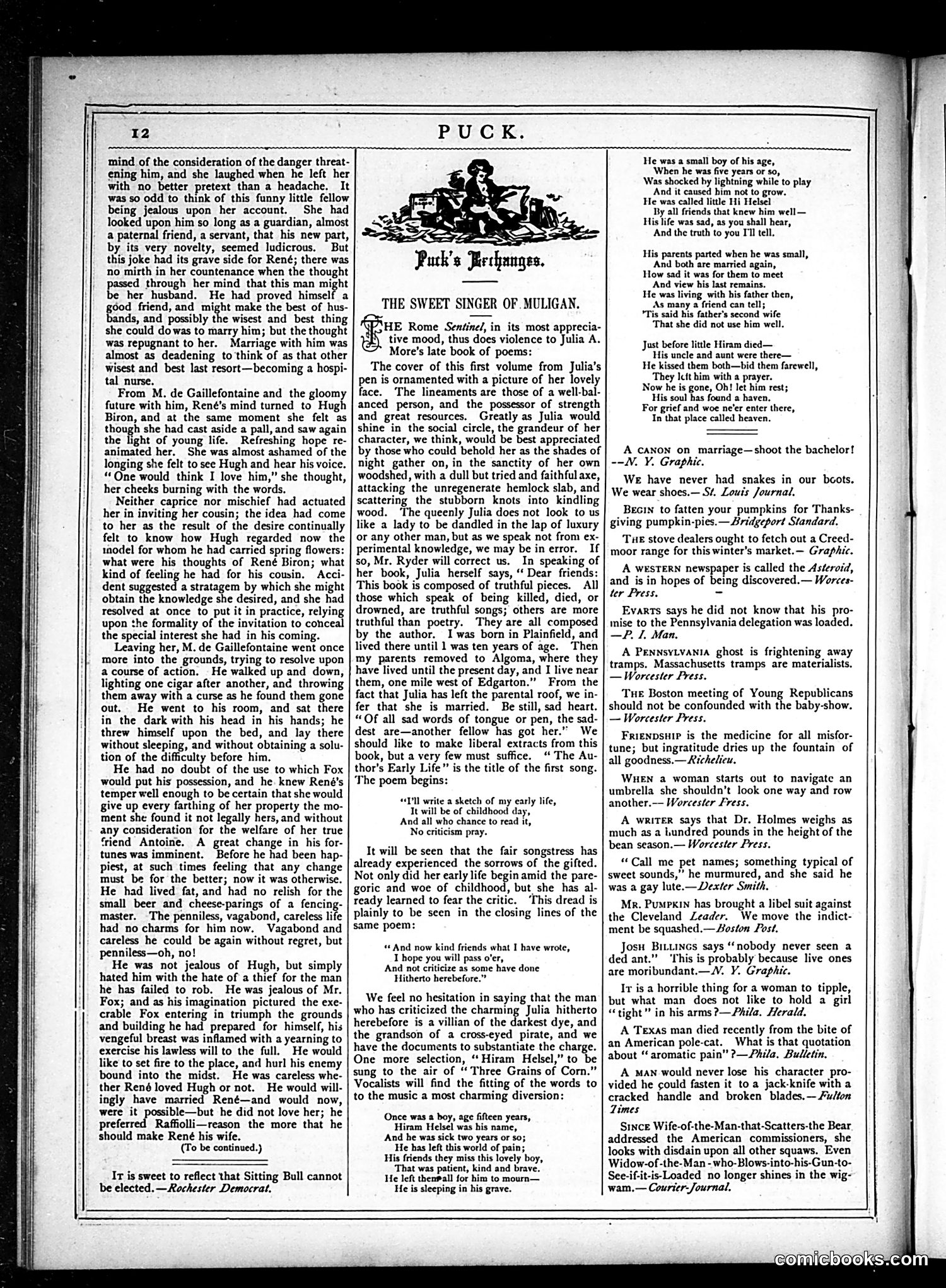 Puck — November 14, 1877 — page 12