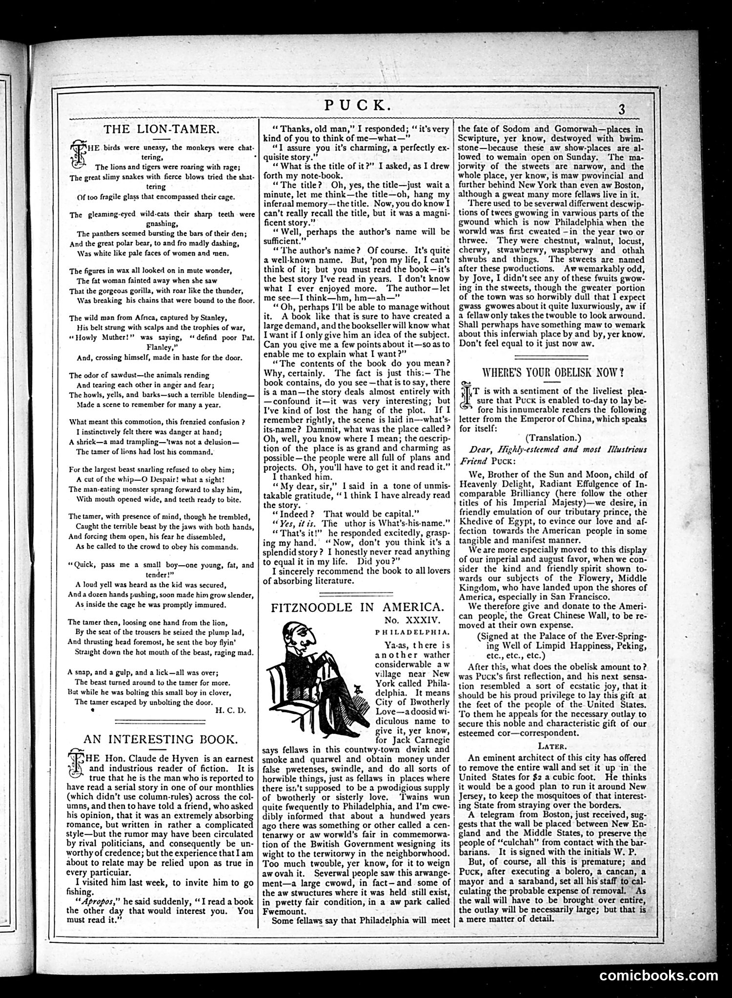 Puck — November 21, 1877 — page 3