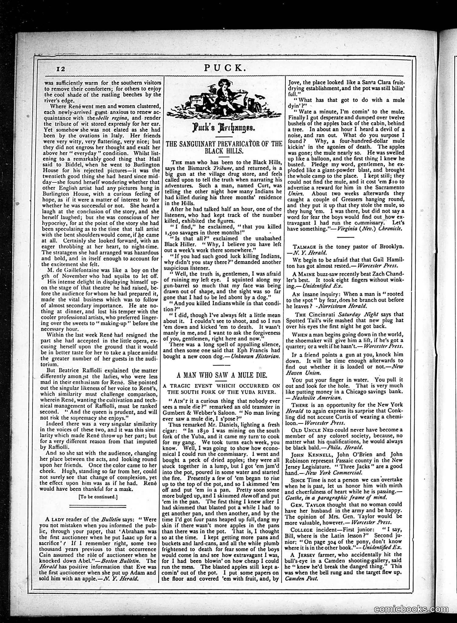 Puck — November 21, 1877 — page 12