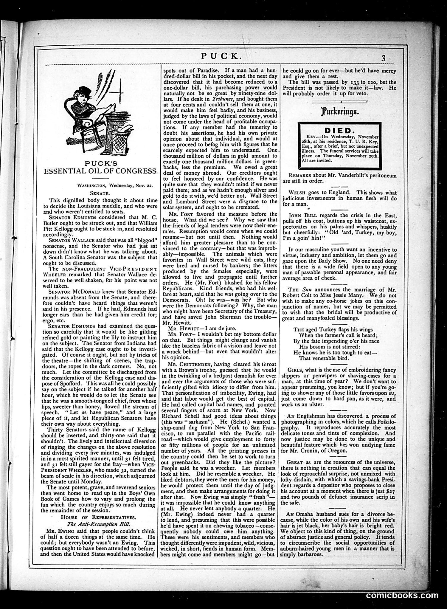 Puck — November 28, 1877 — page 3