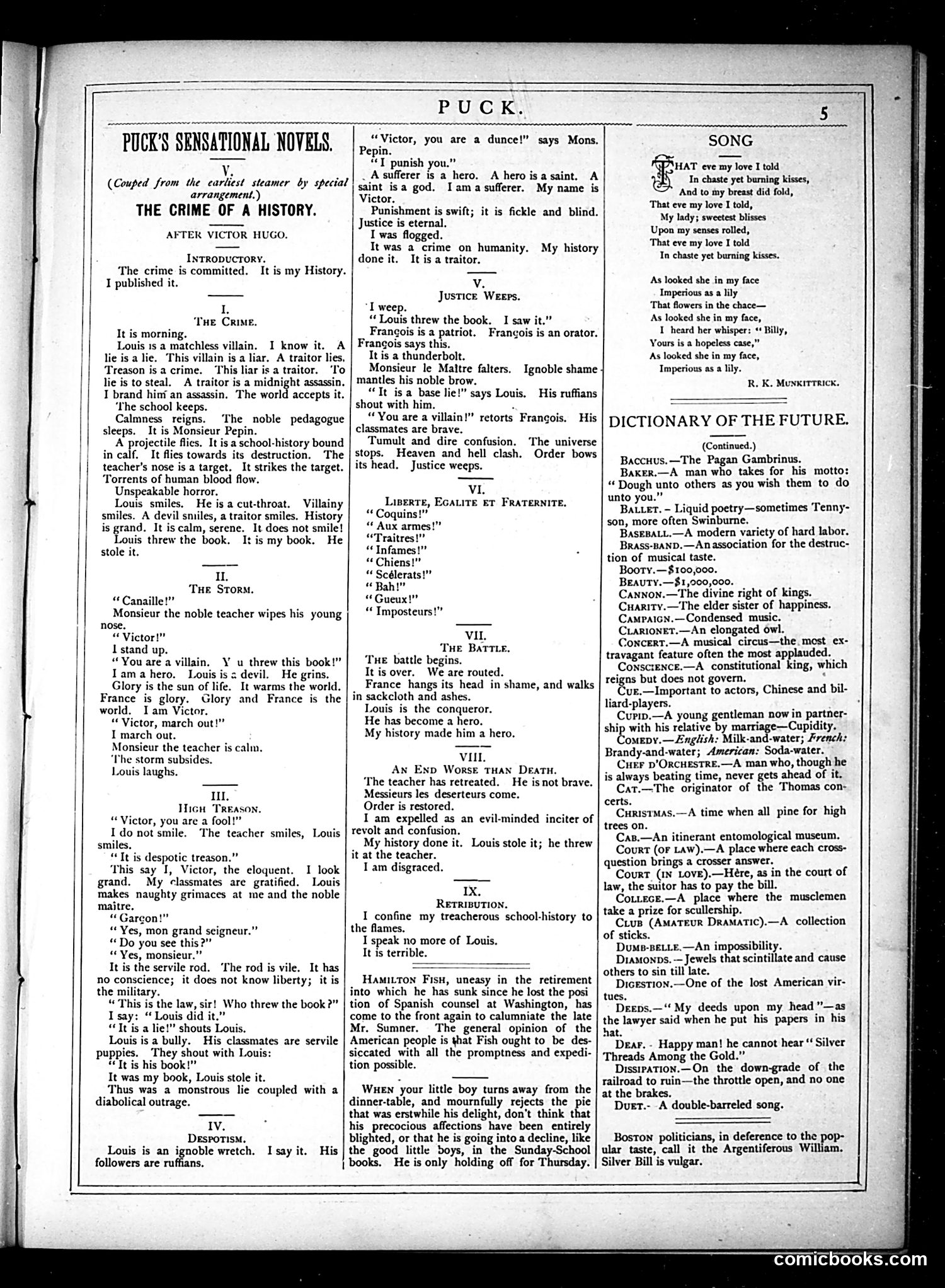 Puck — November 28, 1877 — page 5