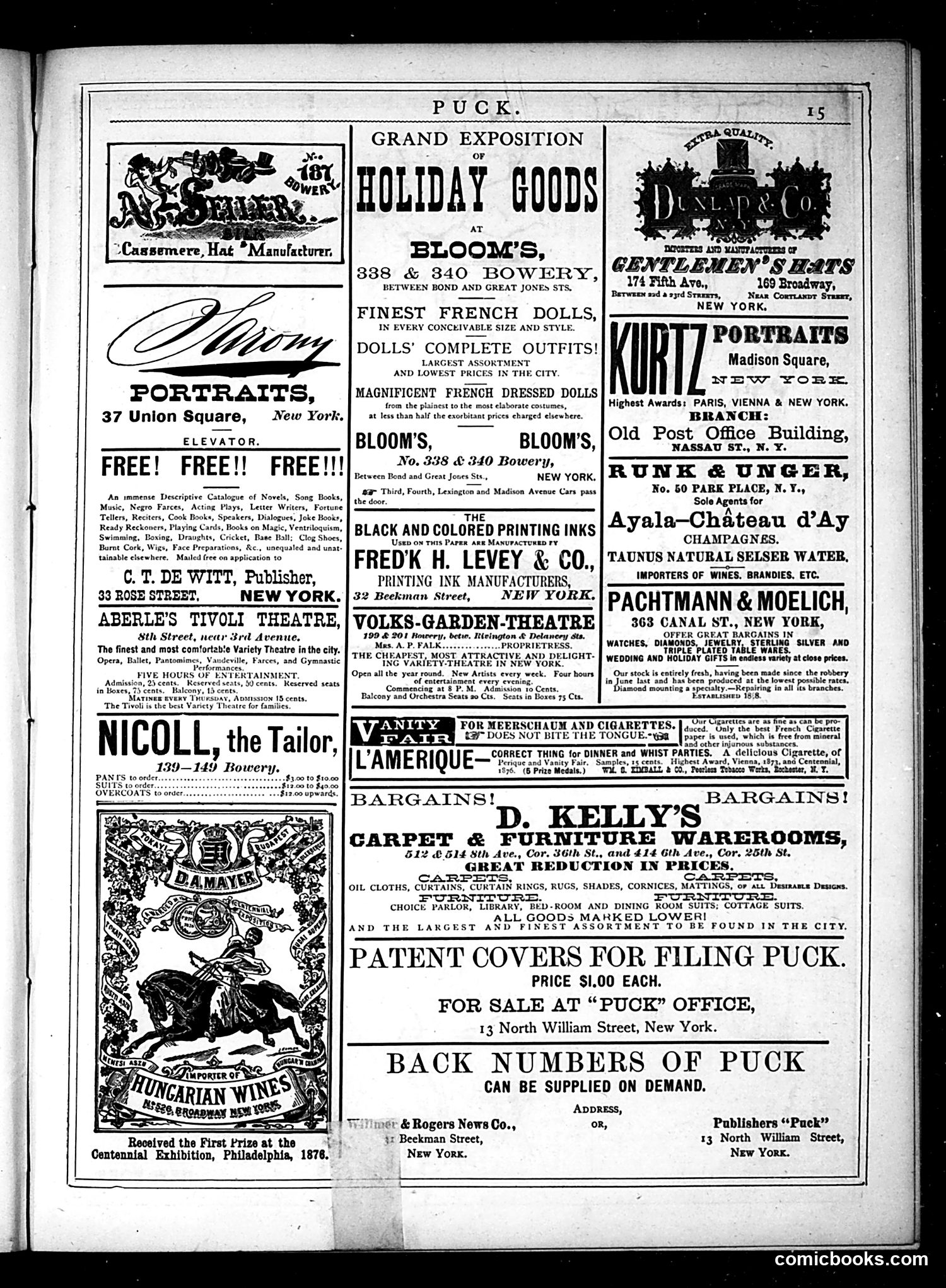 Puck — November 28, 1877 — page 15