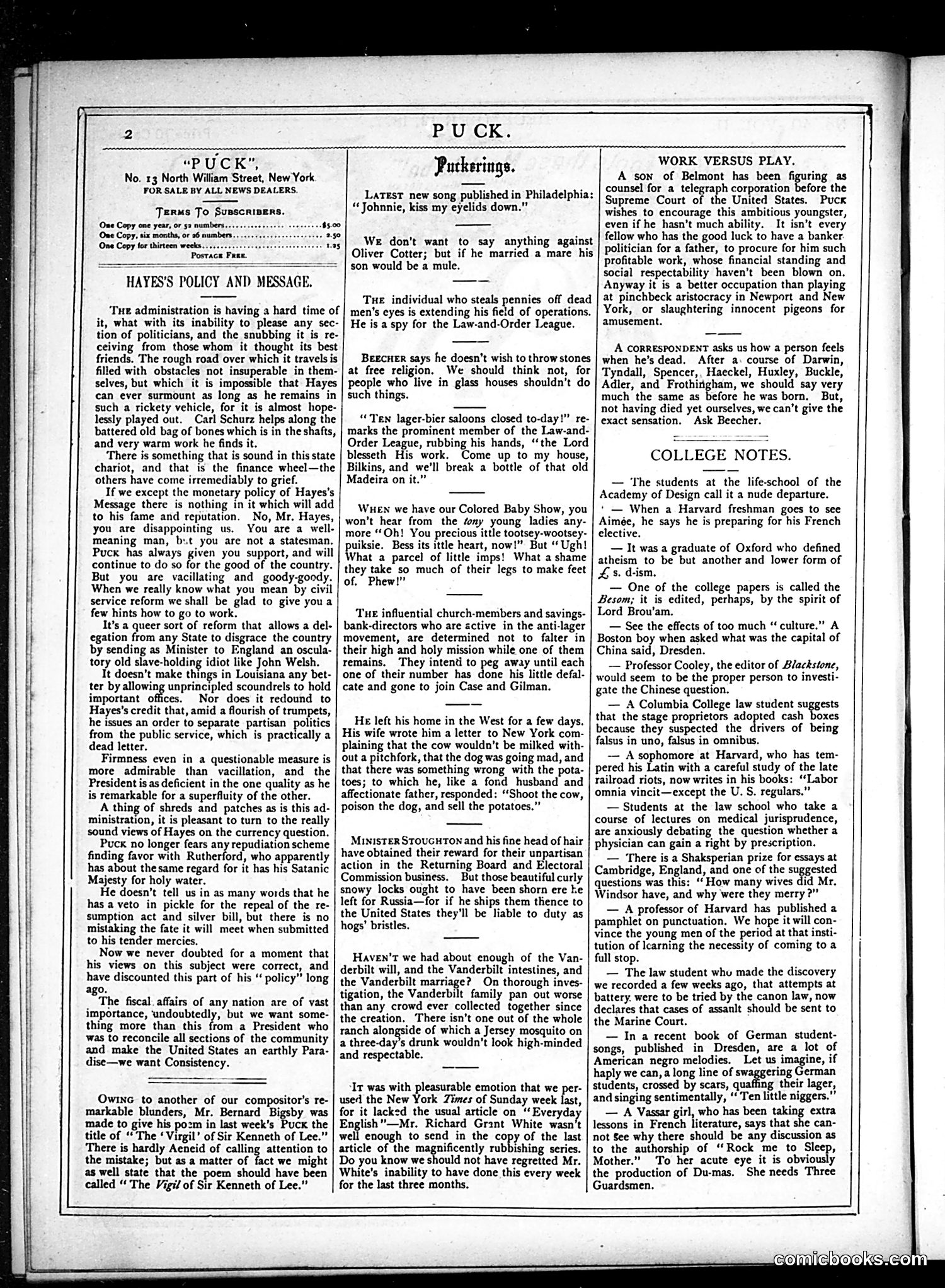 Puck — December 12, 1877 — page 2