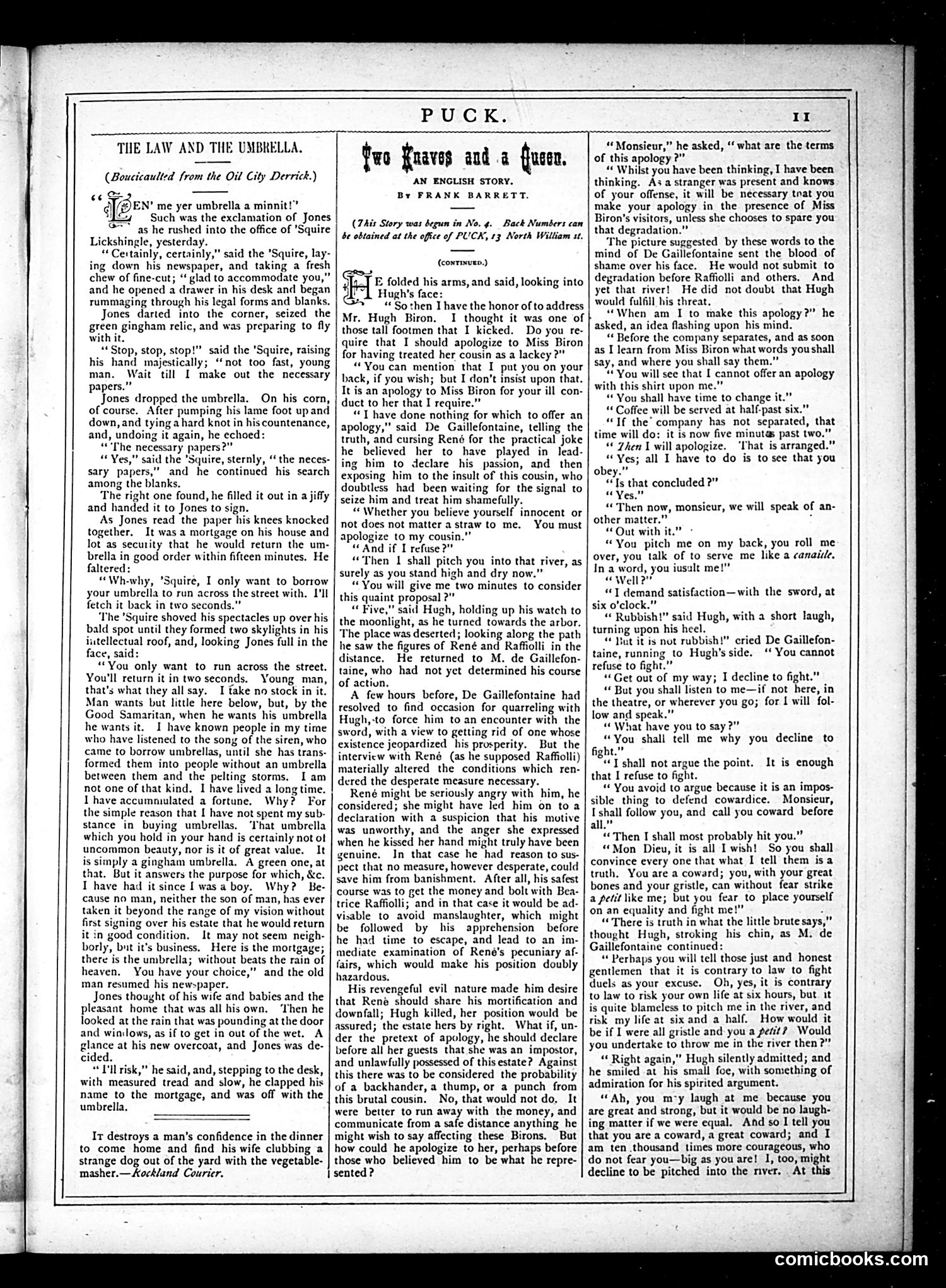 Puck — December 12, 1877 — page 11