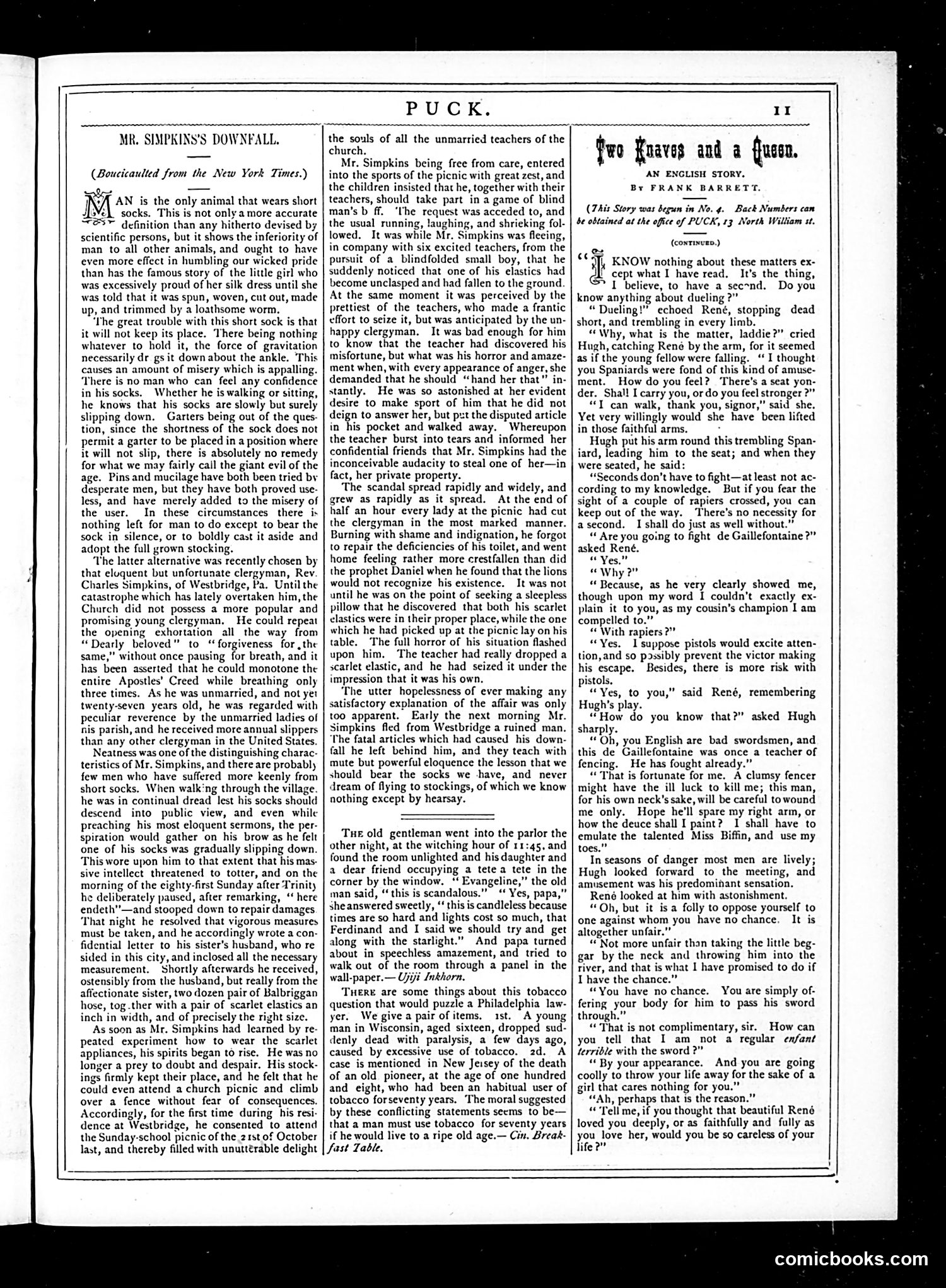 Puck — December 19, 1877 — page 11