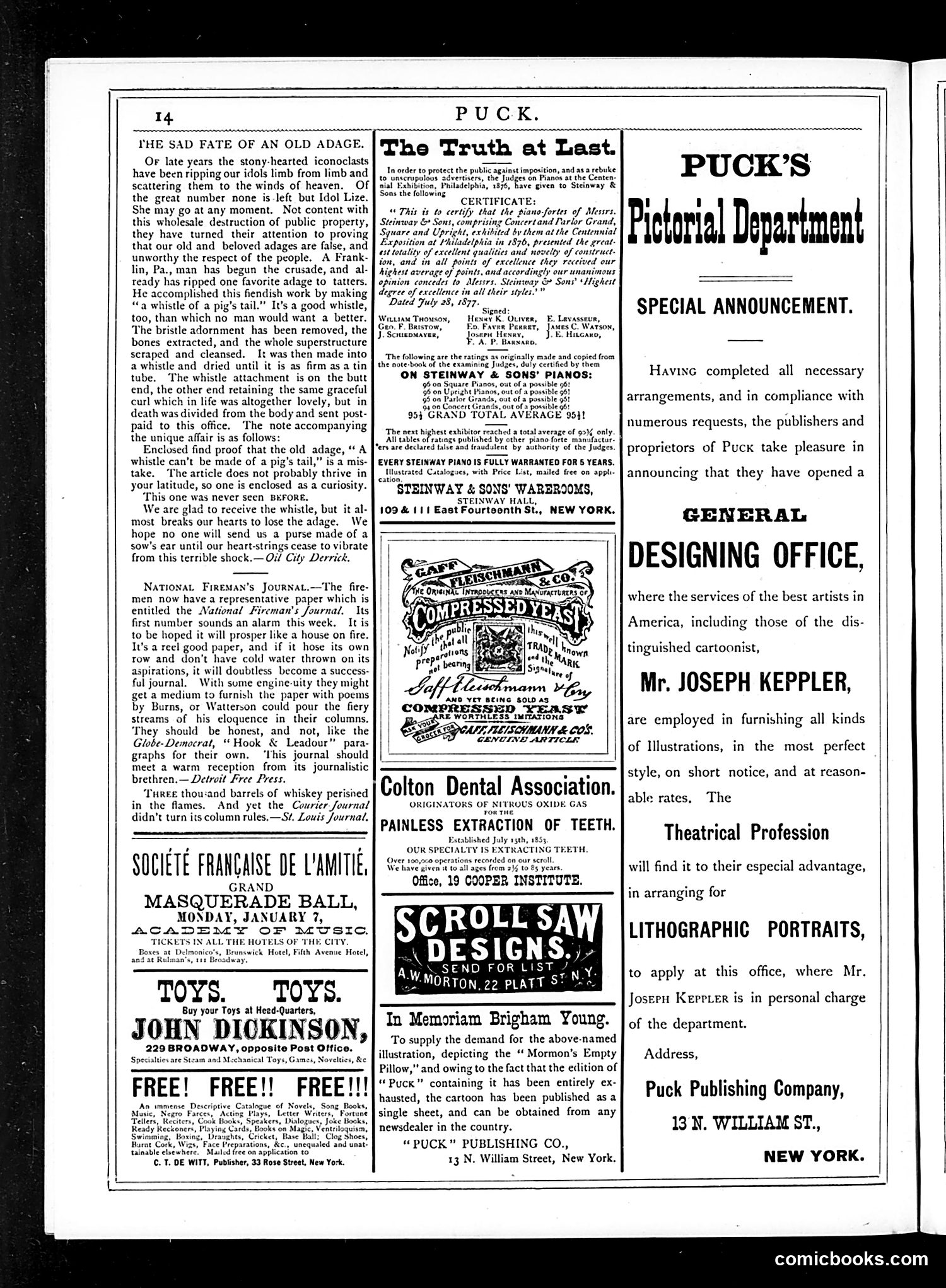 Puck — December 19, 1877 — page 14