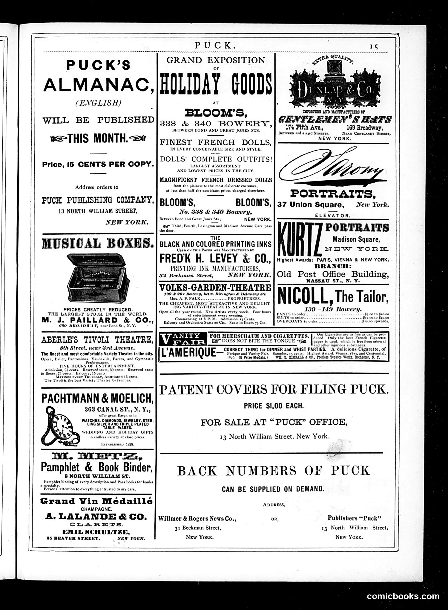Puck — December 19, 1877 — page 15