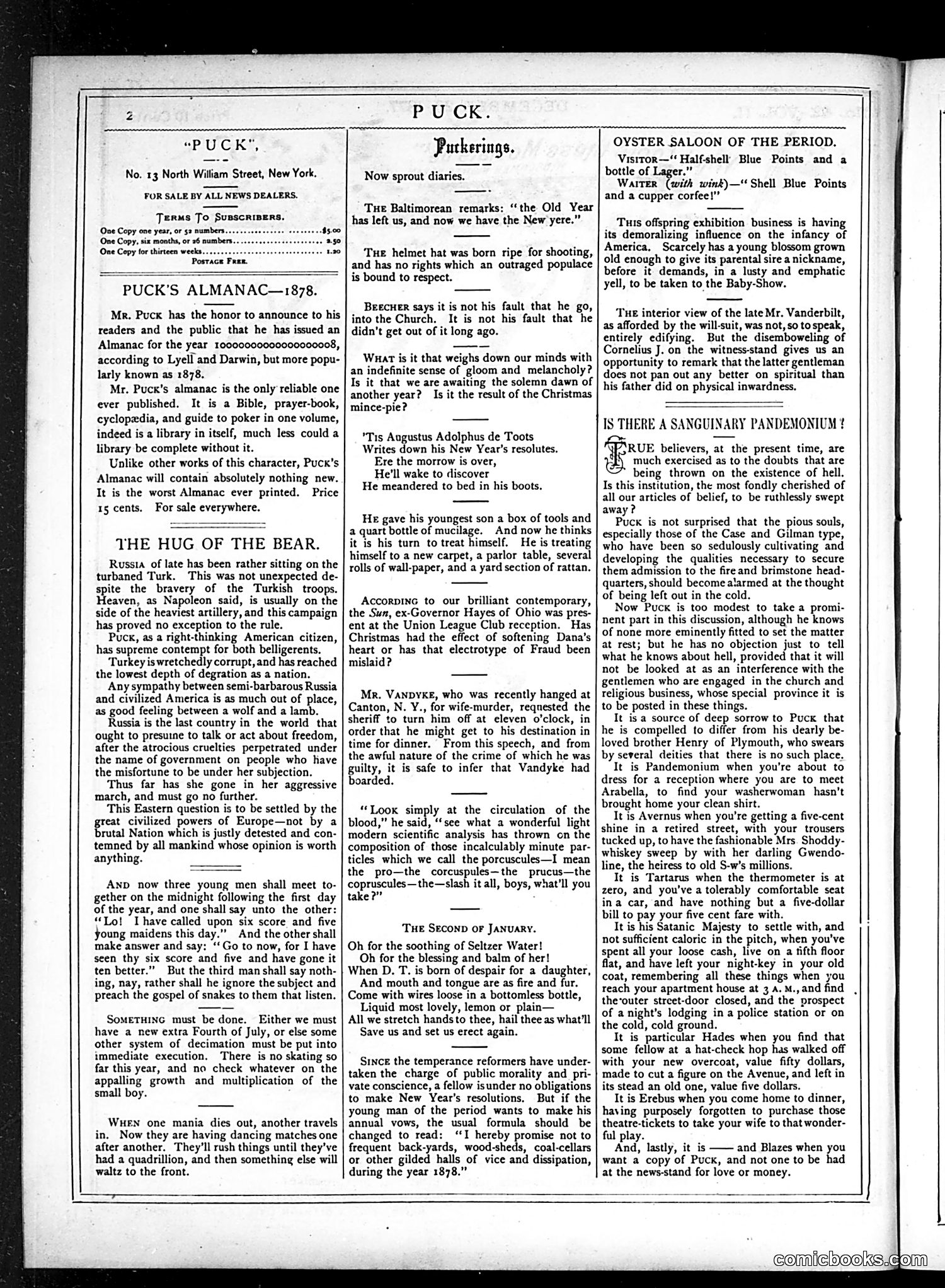 Puck — December 26, 1877 — page 2