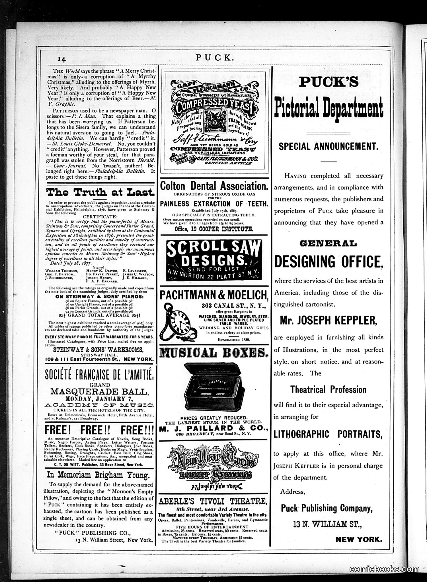 Puck — December 26, 1877 — page 14