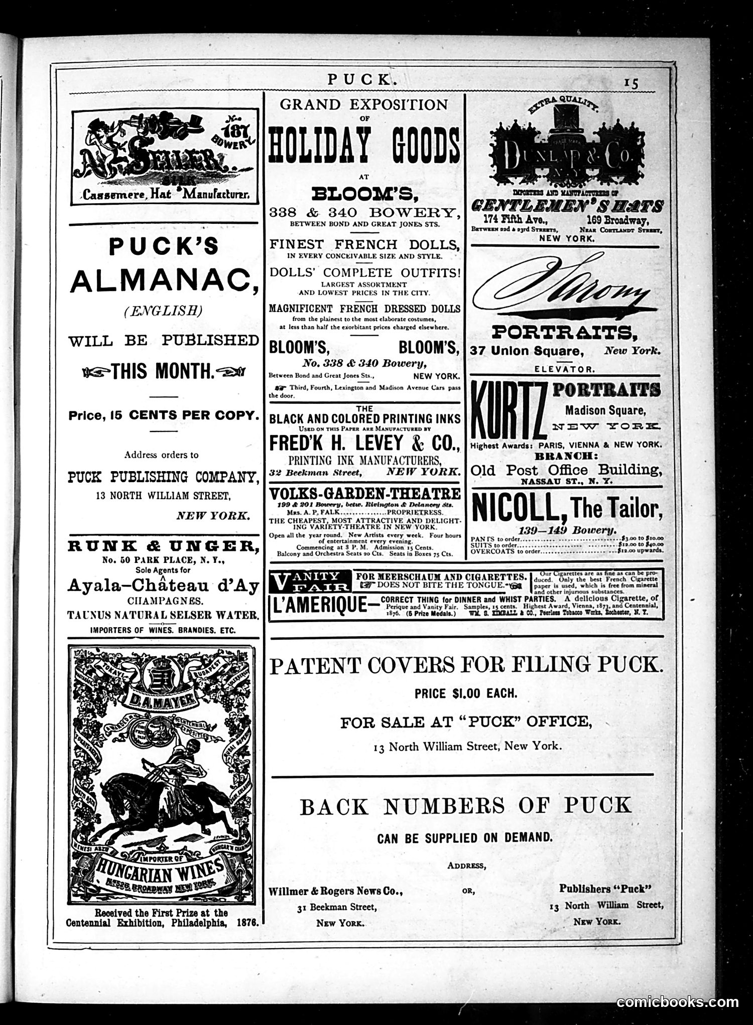 Puck — December 26, 1877 — page 15
