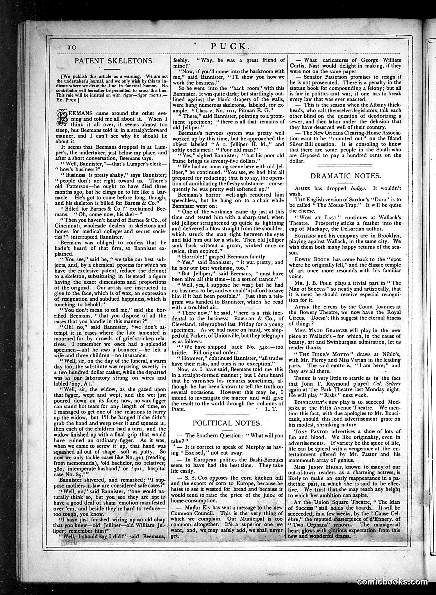 Puck — January 9, 1878 — page 10