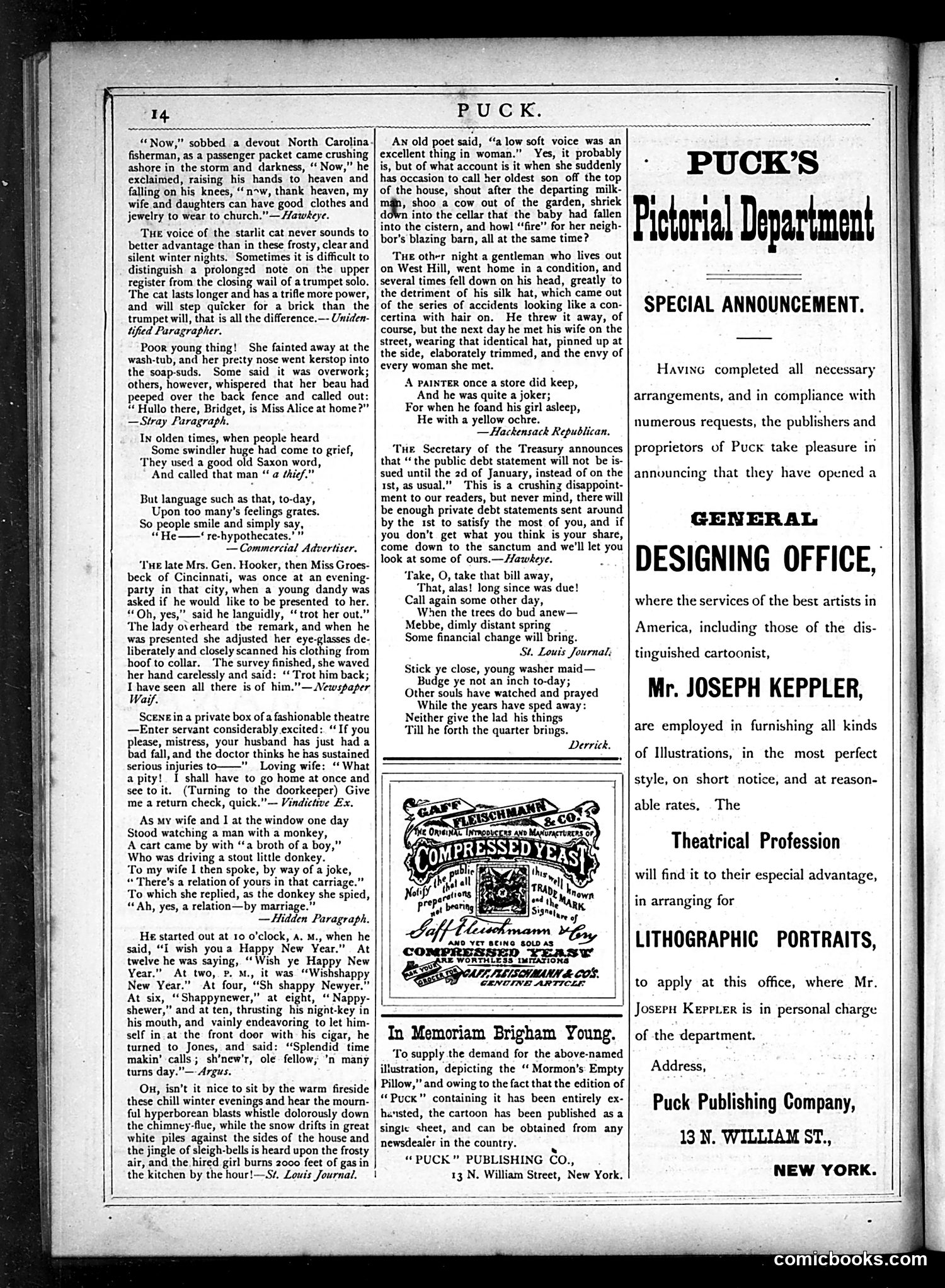 Puck — January 9, 1878 — page 14