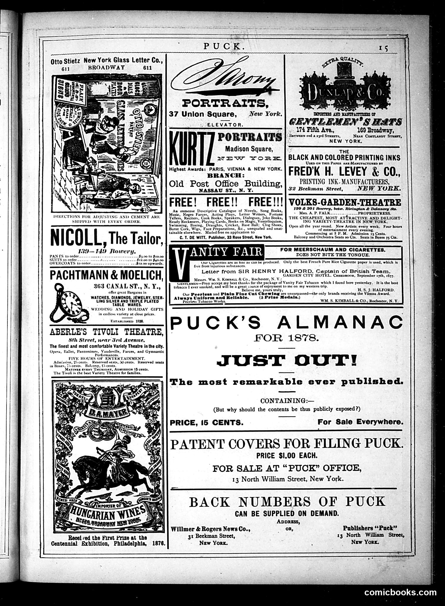Puck — January 9, 1878 — page 15