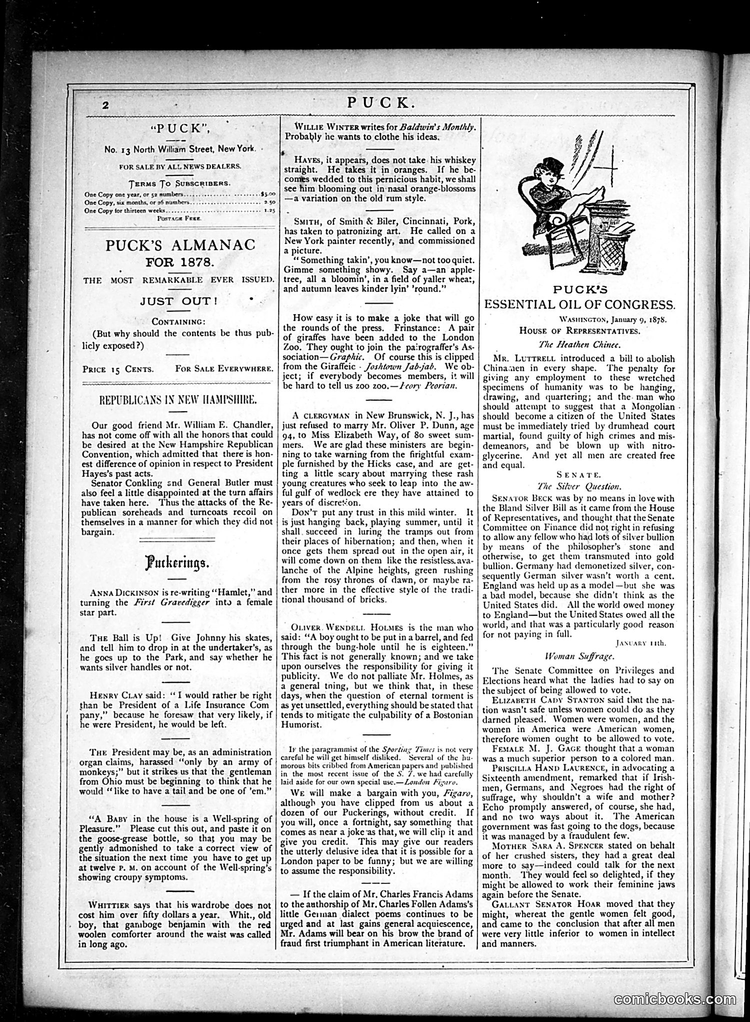 Puck — January 16, 1878 — page 2