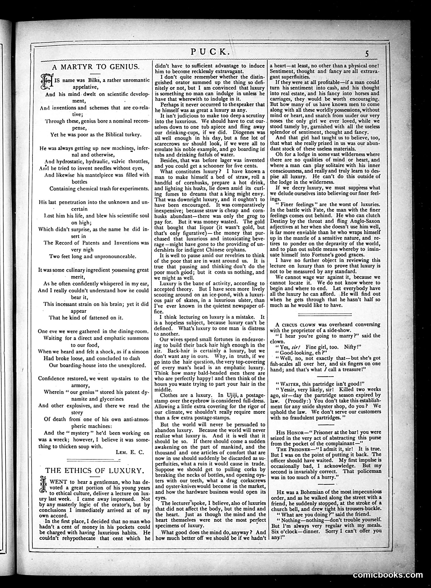 Puck — January 16, 1878 — page 5