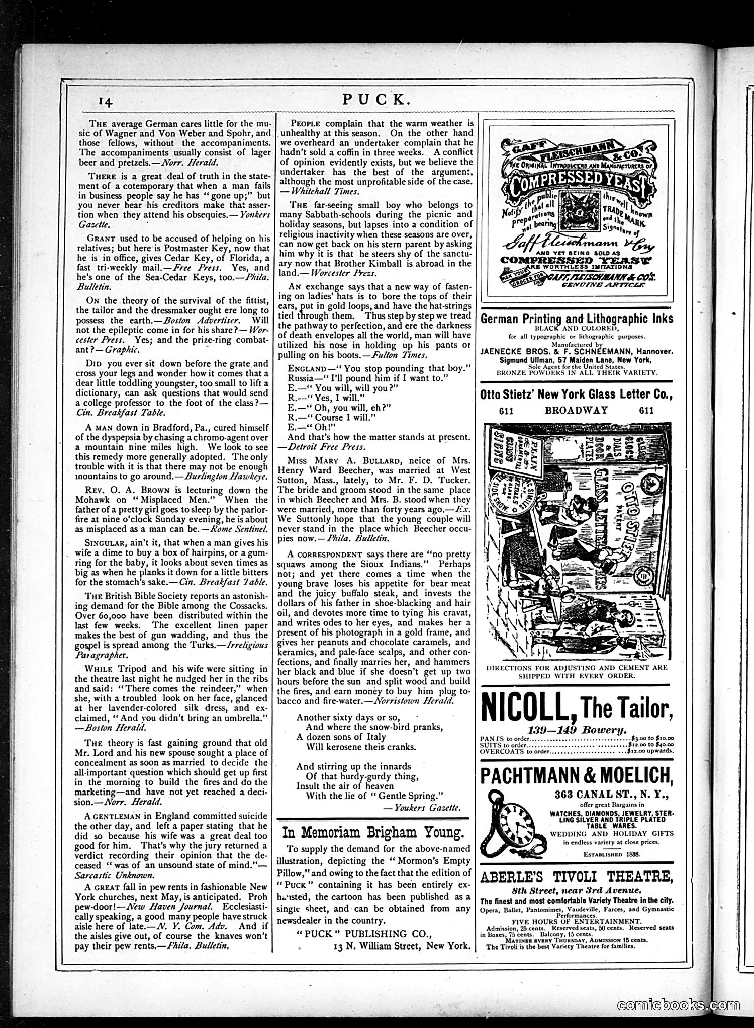 Puck — January 23, 1878 — page 14