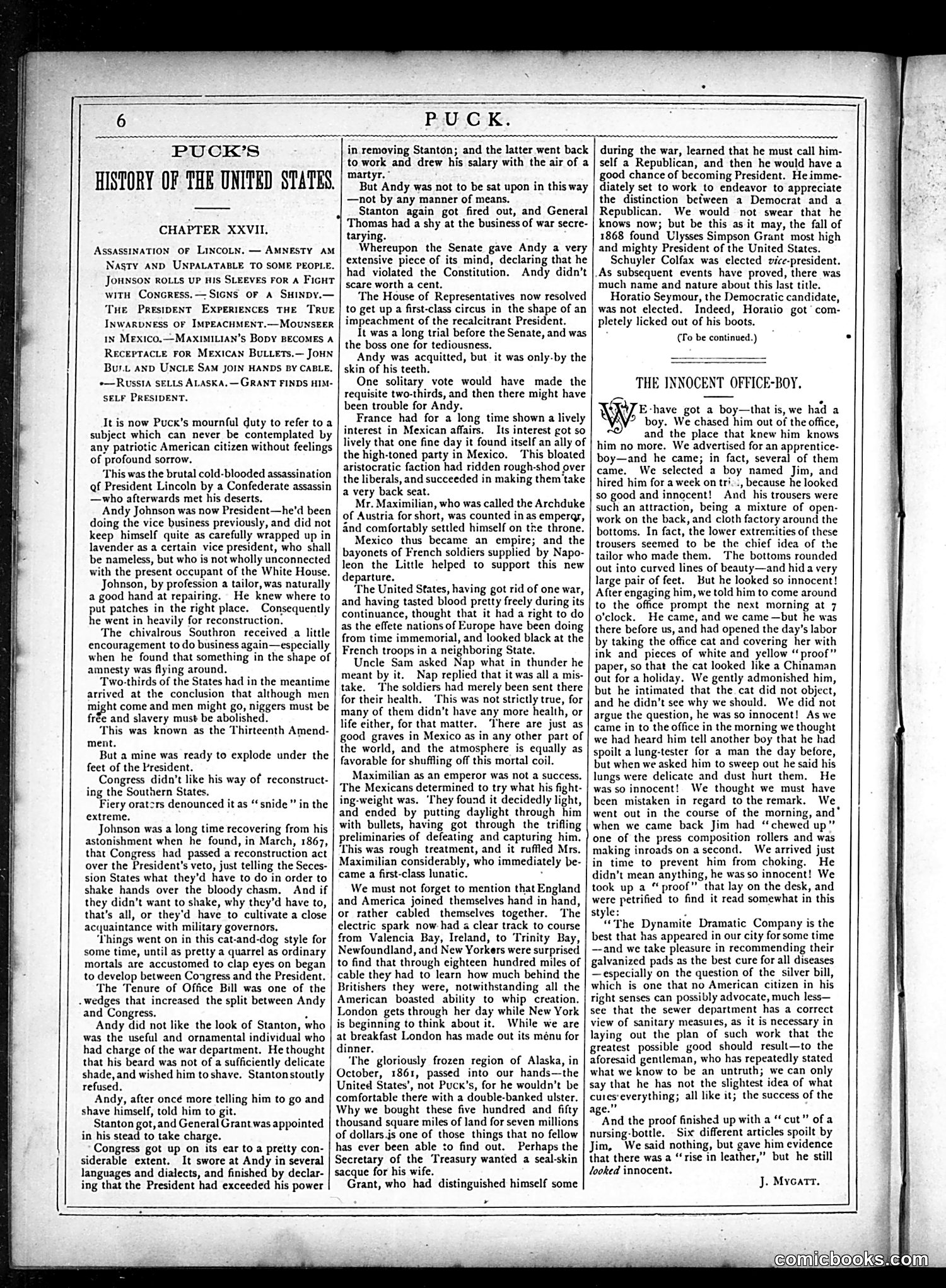 Puck — February 13, 1878 — page 6