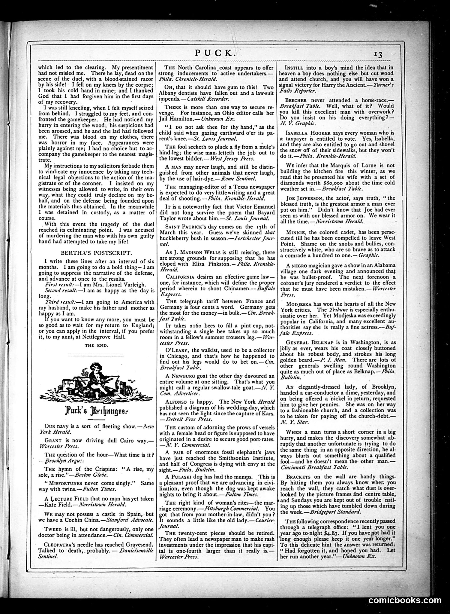 Puck — February 13, 1878 — page 13