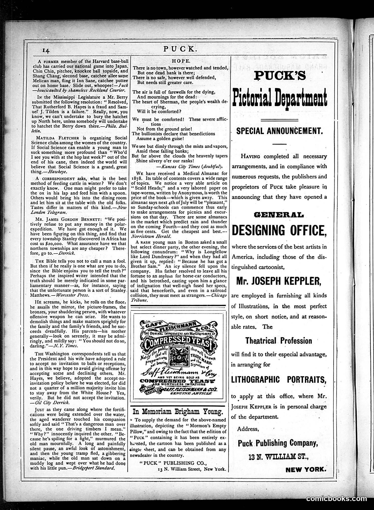Puck — February 13, 1878 — page 14
