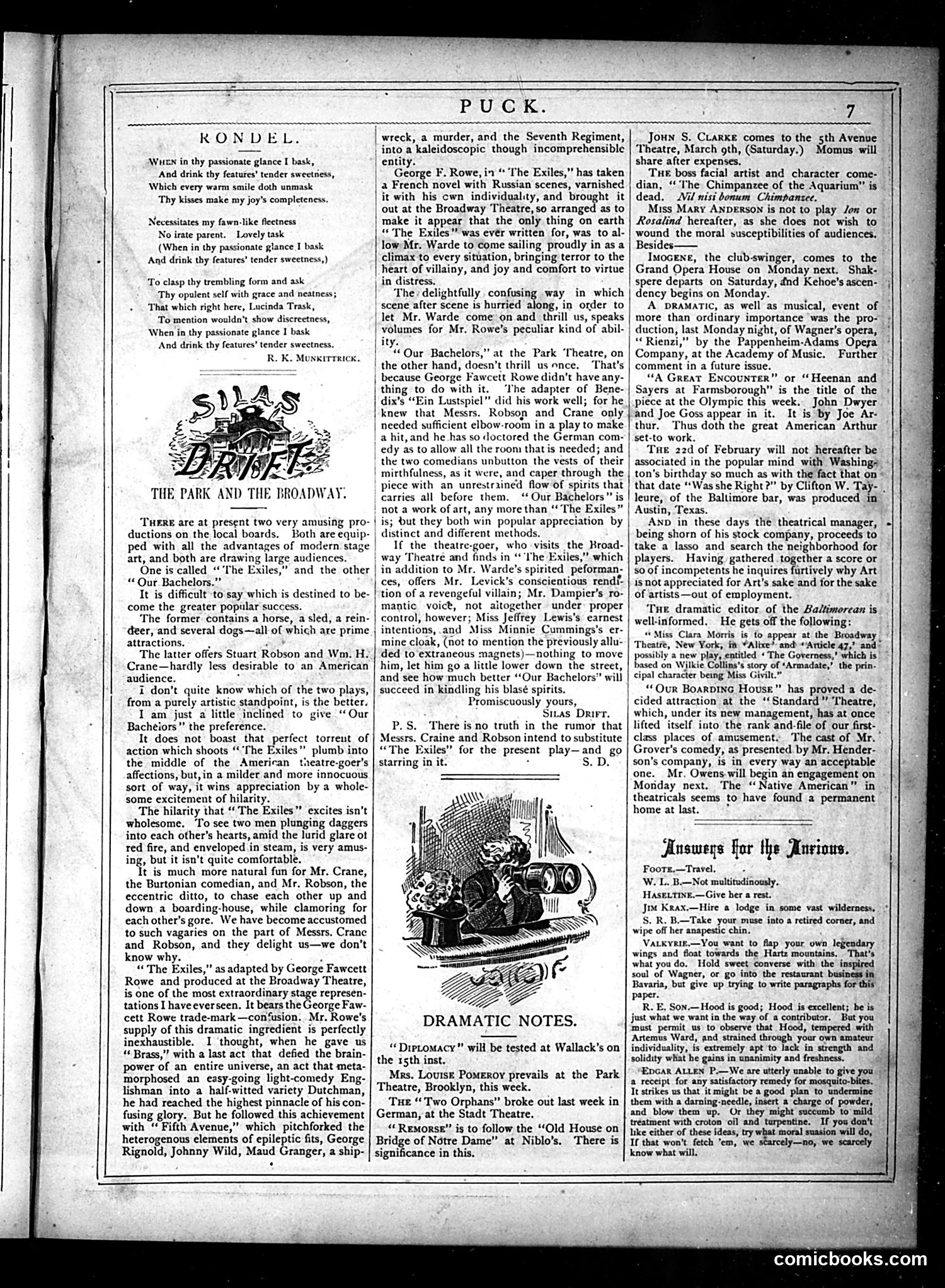 Puck — March 6, 1878 — page 7