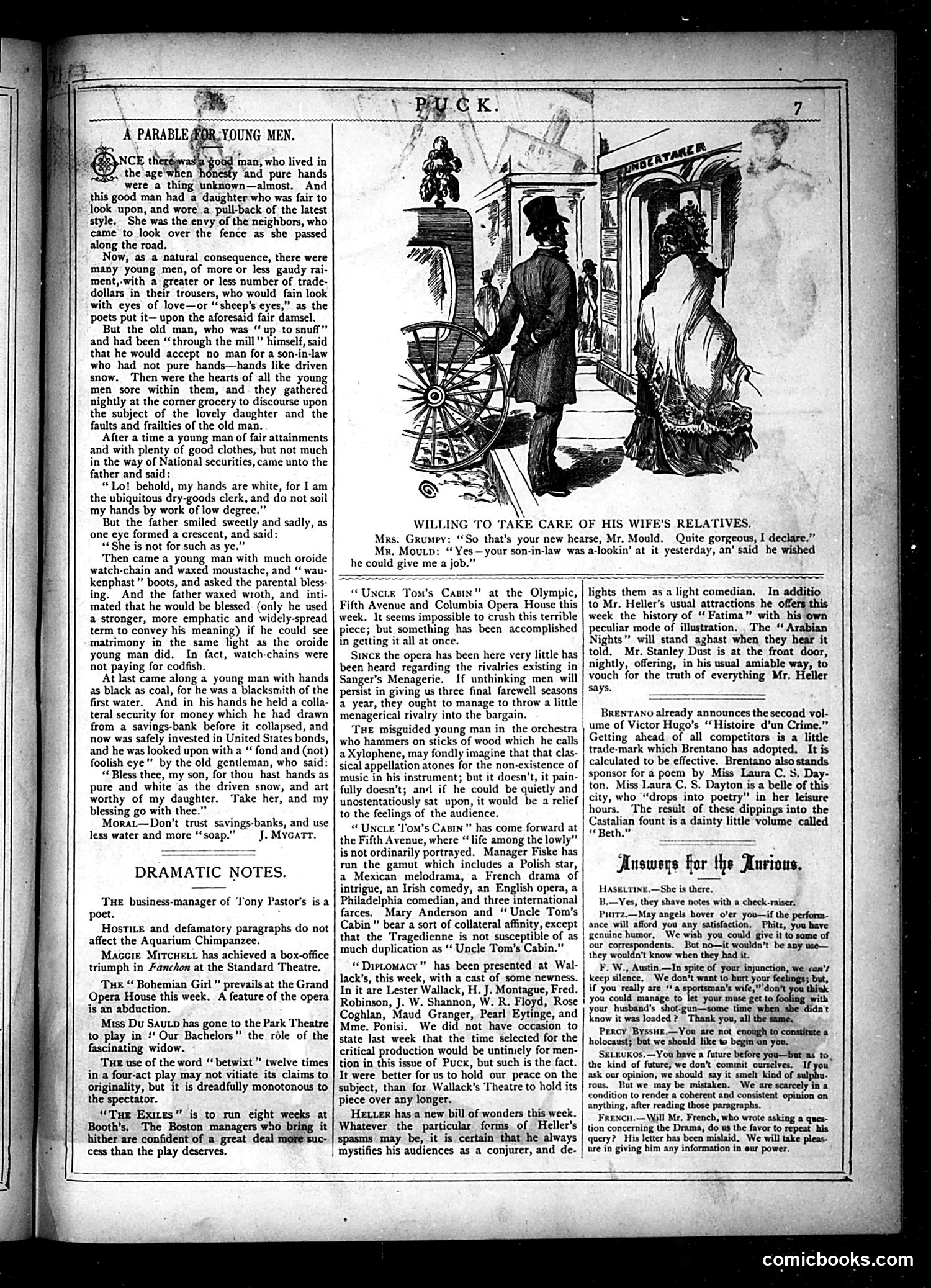 Puck — April 3, 1878 — page 7