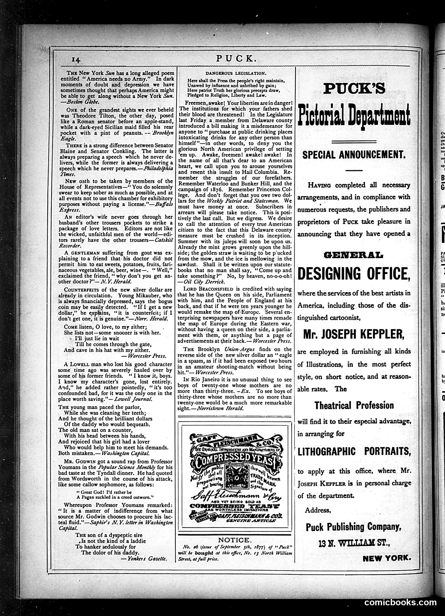Puck — April 3, 1878 — page 14