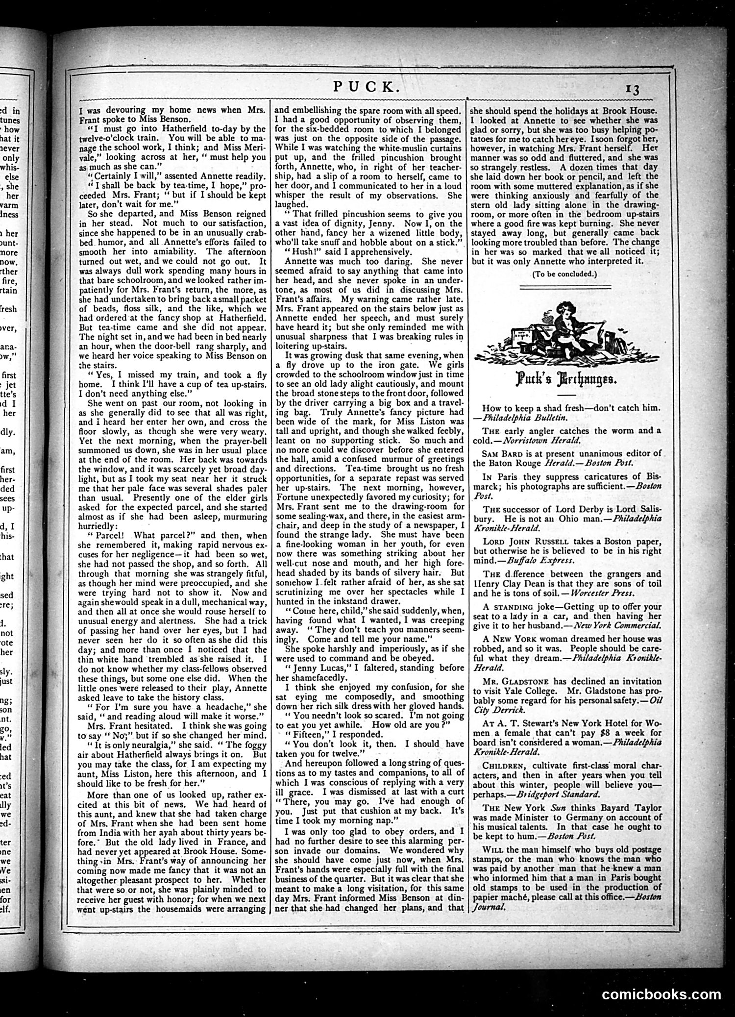 Puck — April 10, 1878 — page 13
