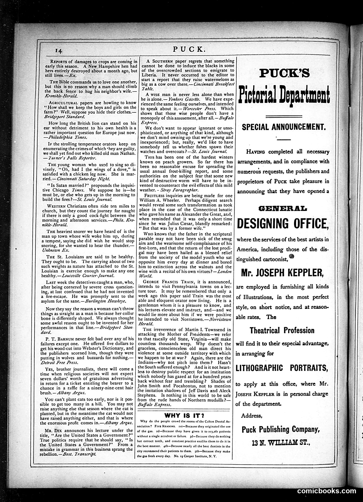 Puck — April 24, 1878 — page 14