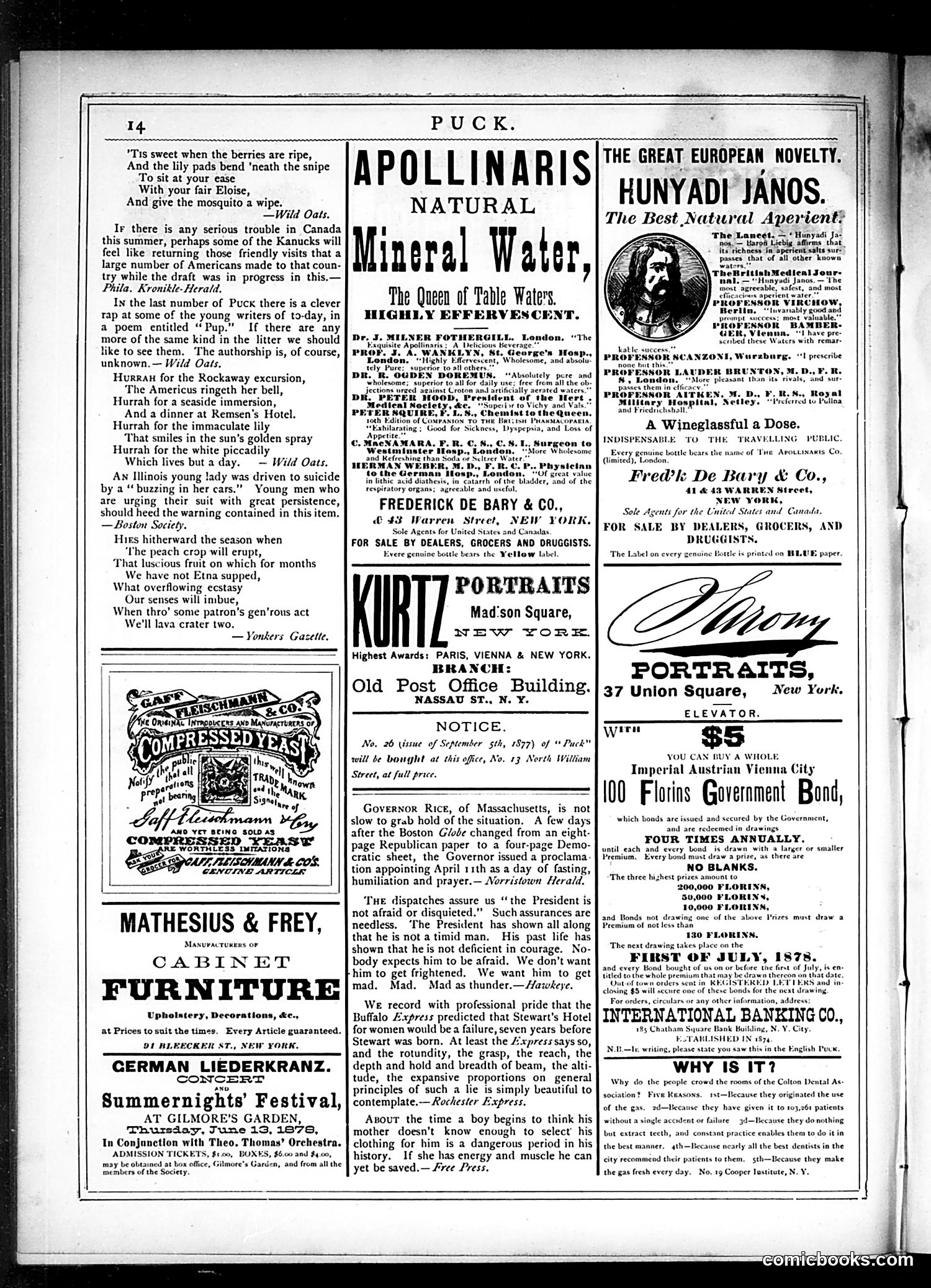 Puck — June 5, 1878 — page 14