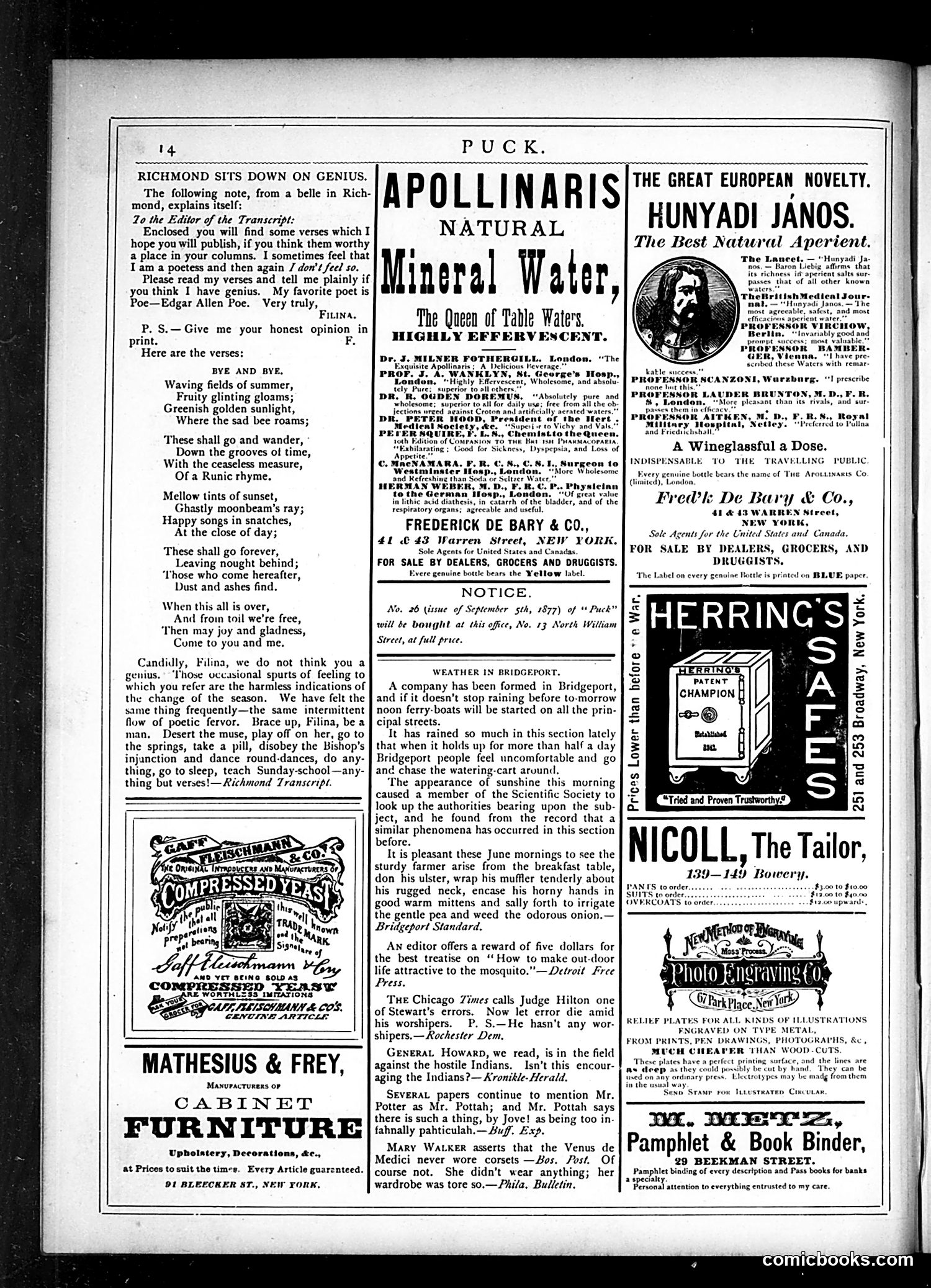 Puck — June 26, 1878 — page 14