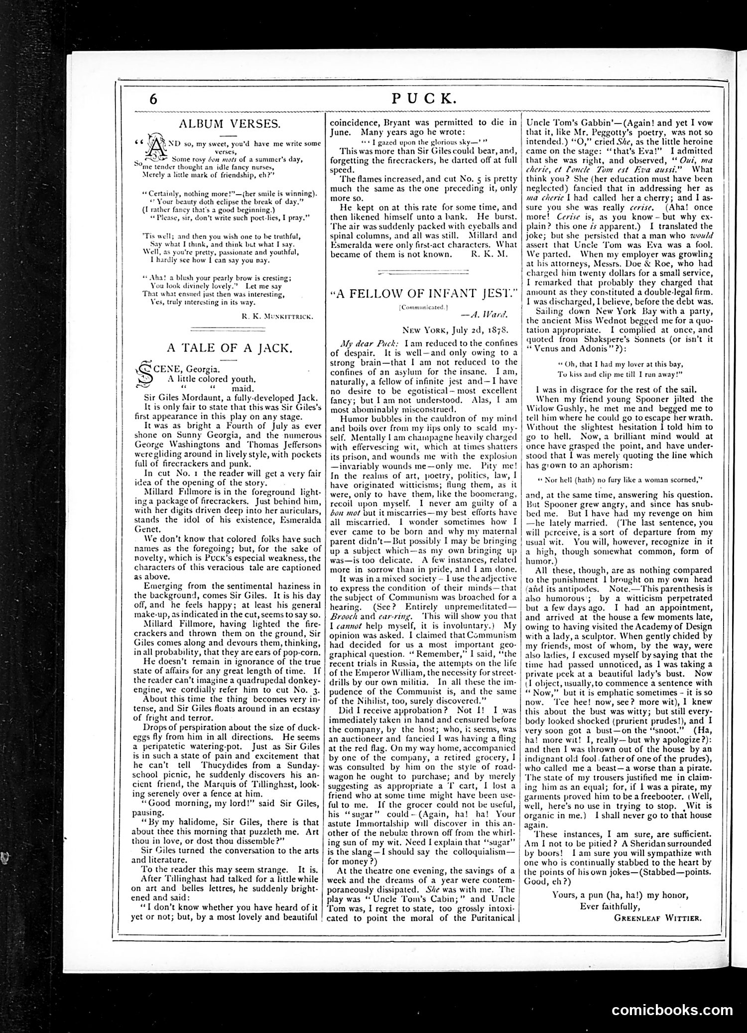 Puck — July 3, 1878 — page 6